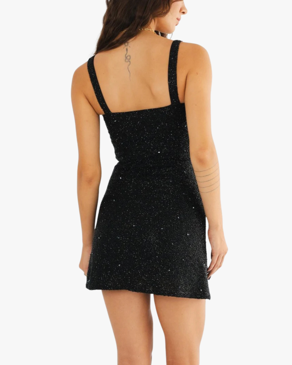 Sparkly Mini Sofia Dress Black