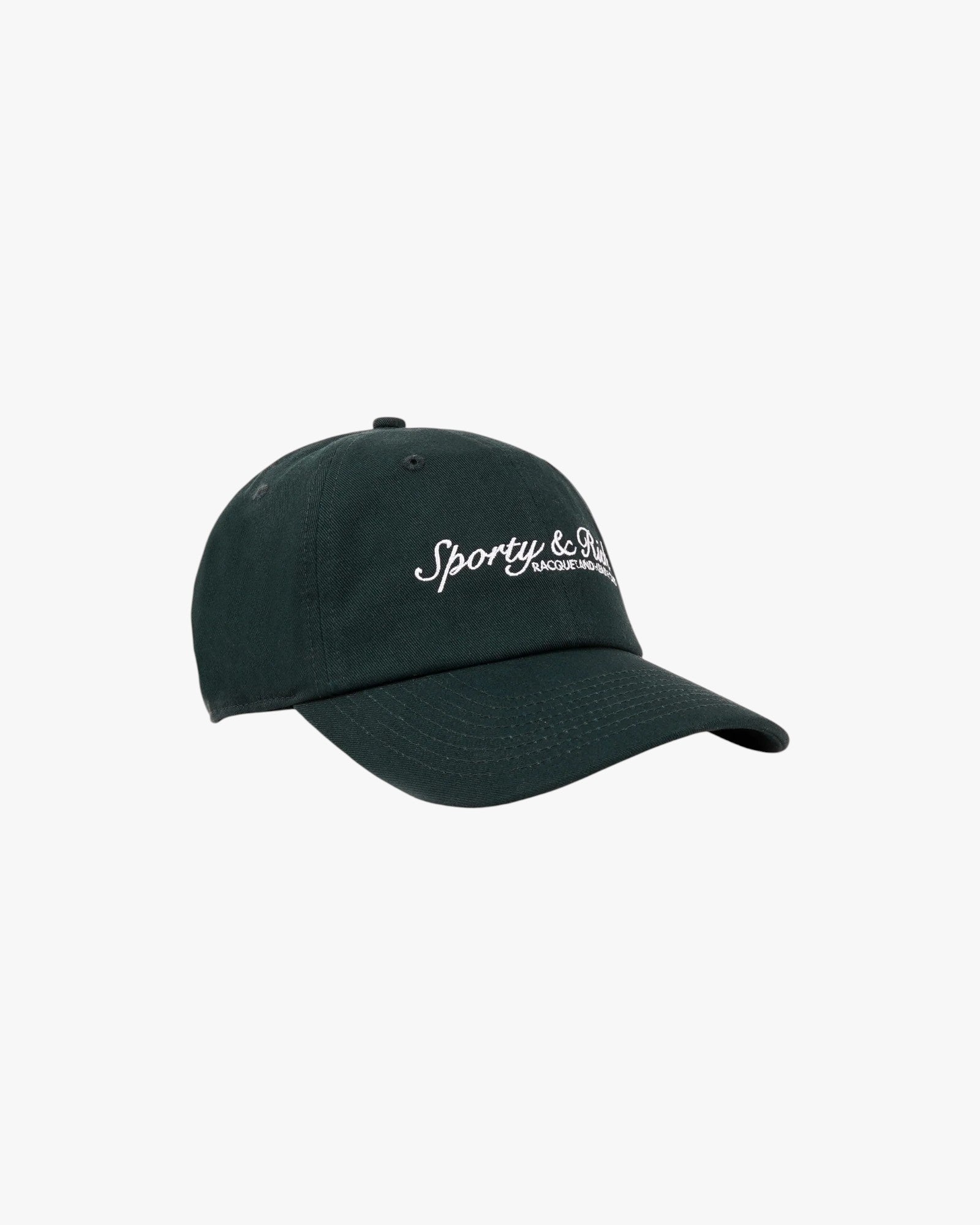 Cotton cap with contrast logo