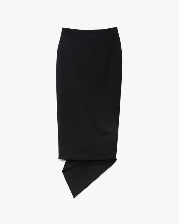 Wool-Blend Pencil Skirt