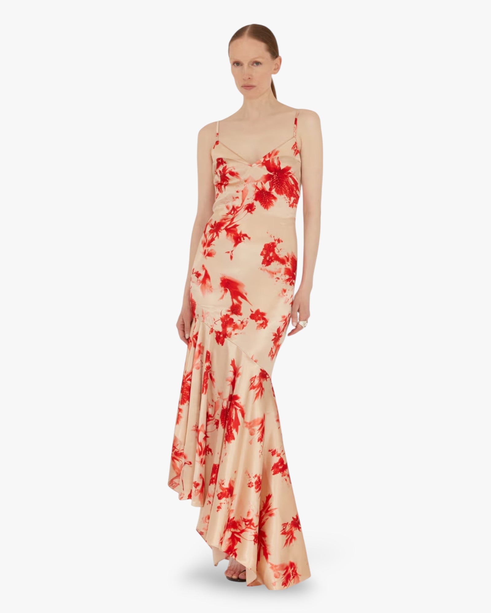 Thistle Satin Gown