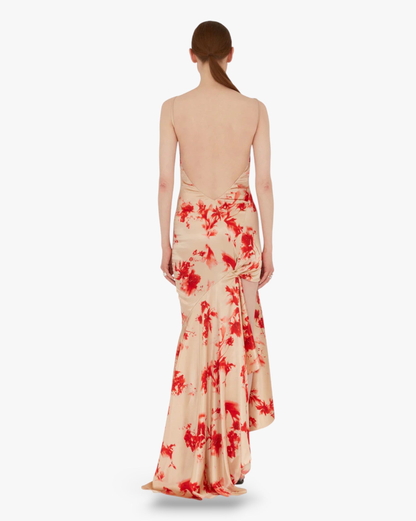 Thistle Satin Gown