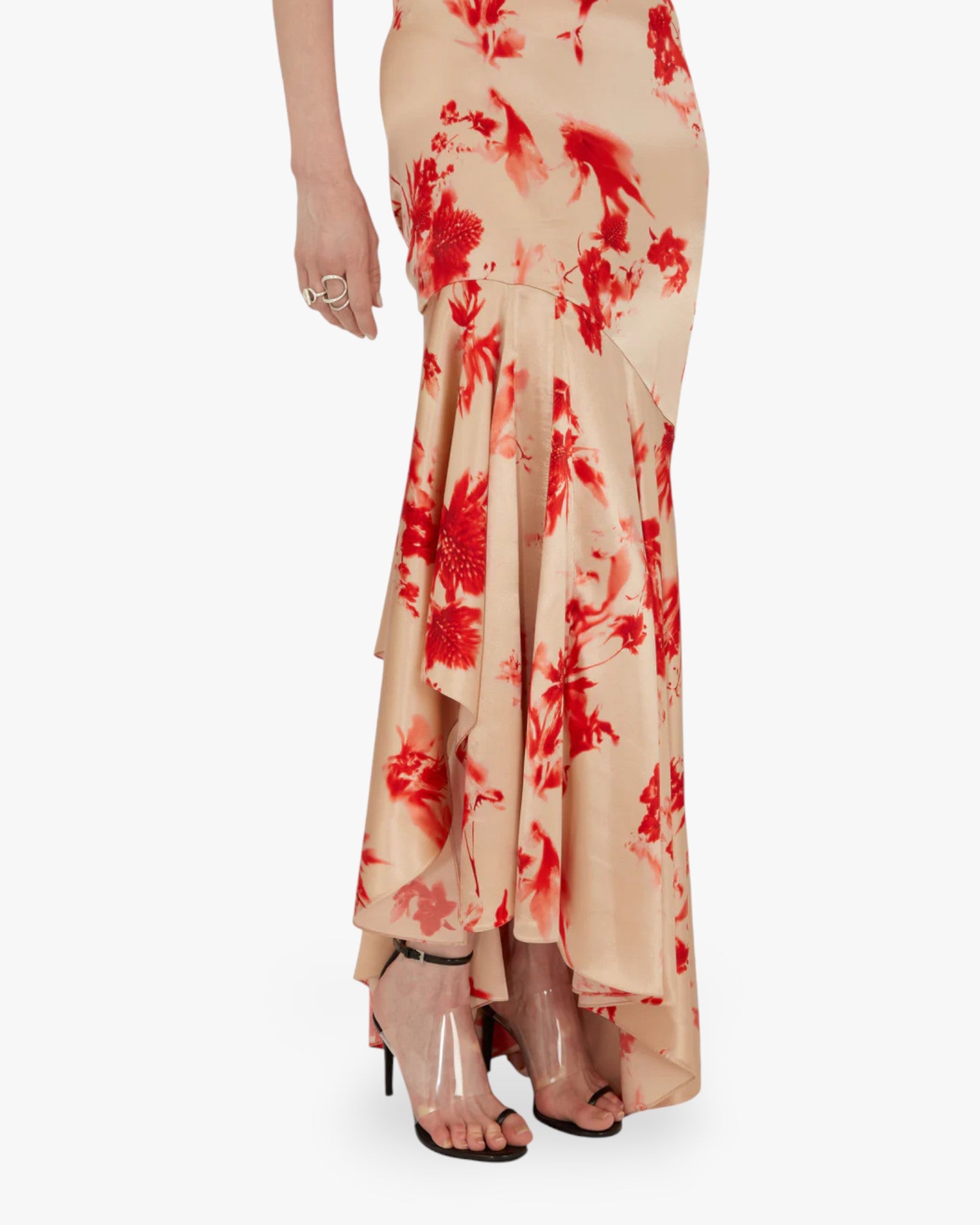 Thistle Satin Gown