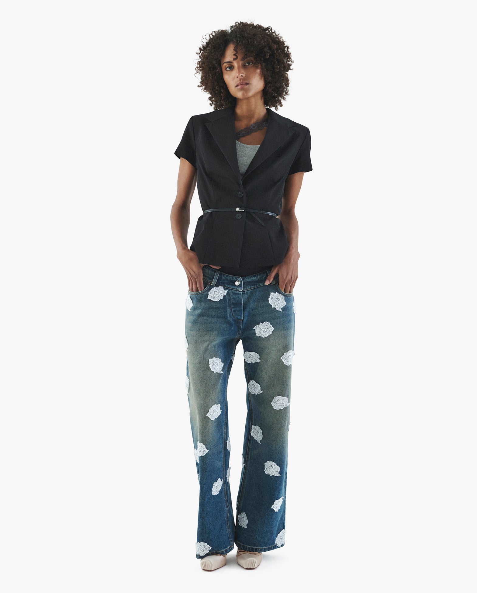 Short Sleeve Tailored Jacket