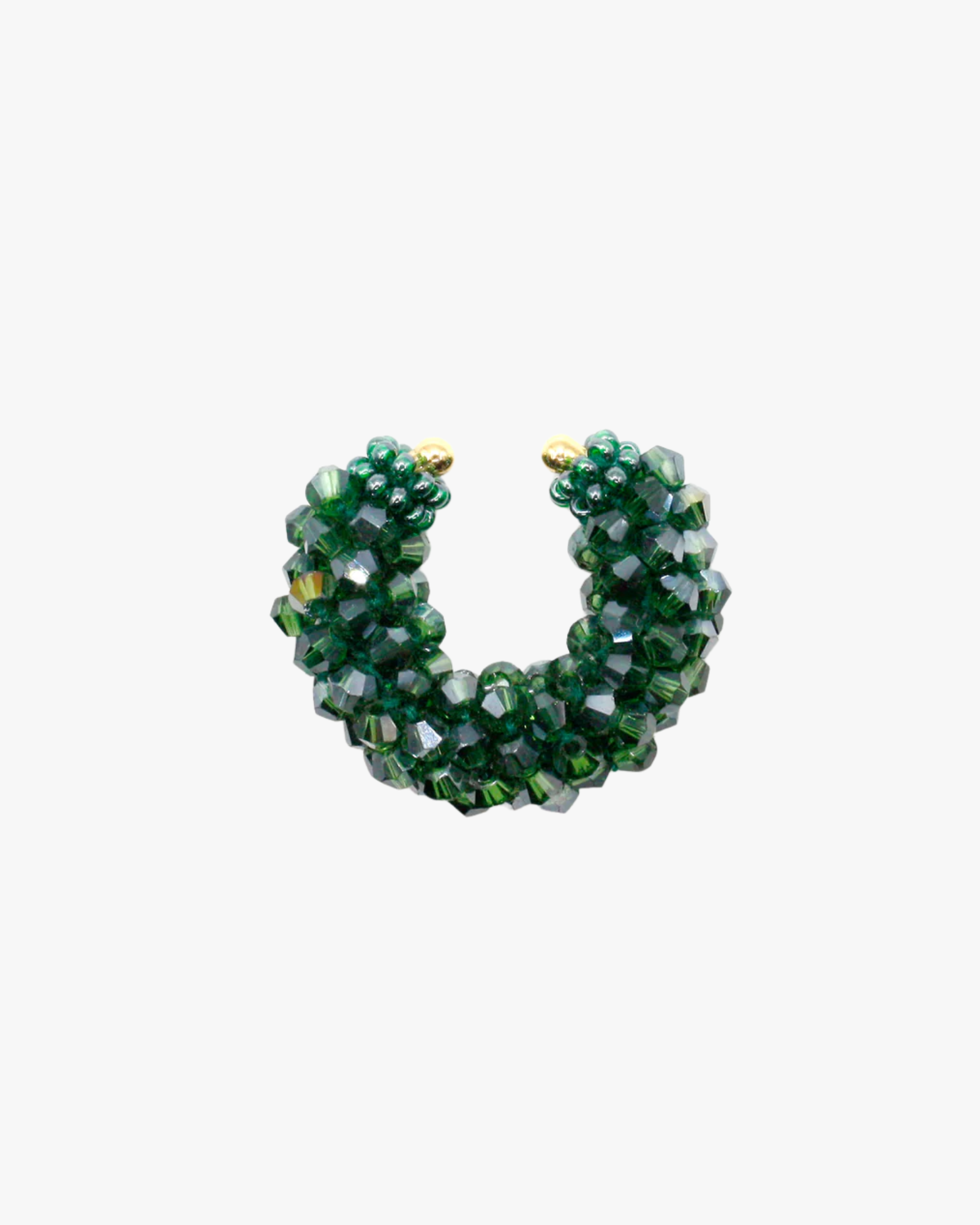 Beaded Cuff Round Teal