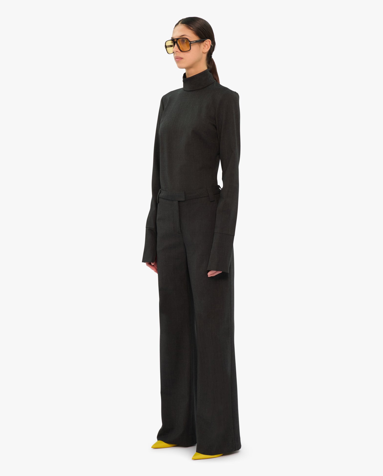 C-Alek Poli Lana Chino Fitted Waist