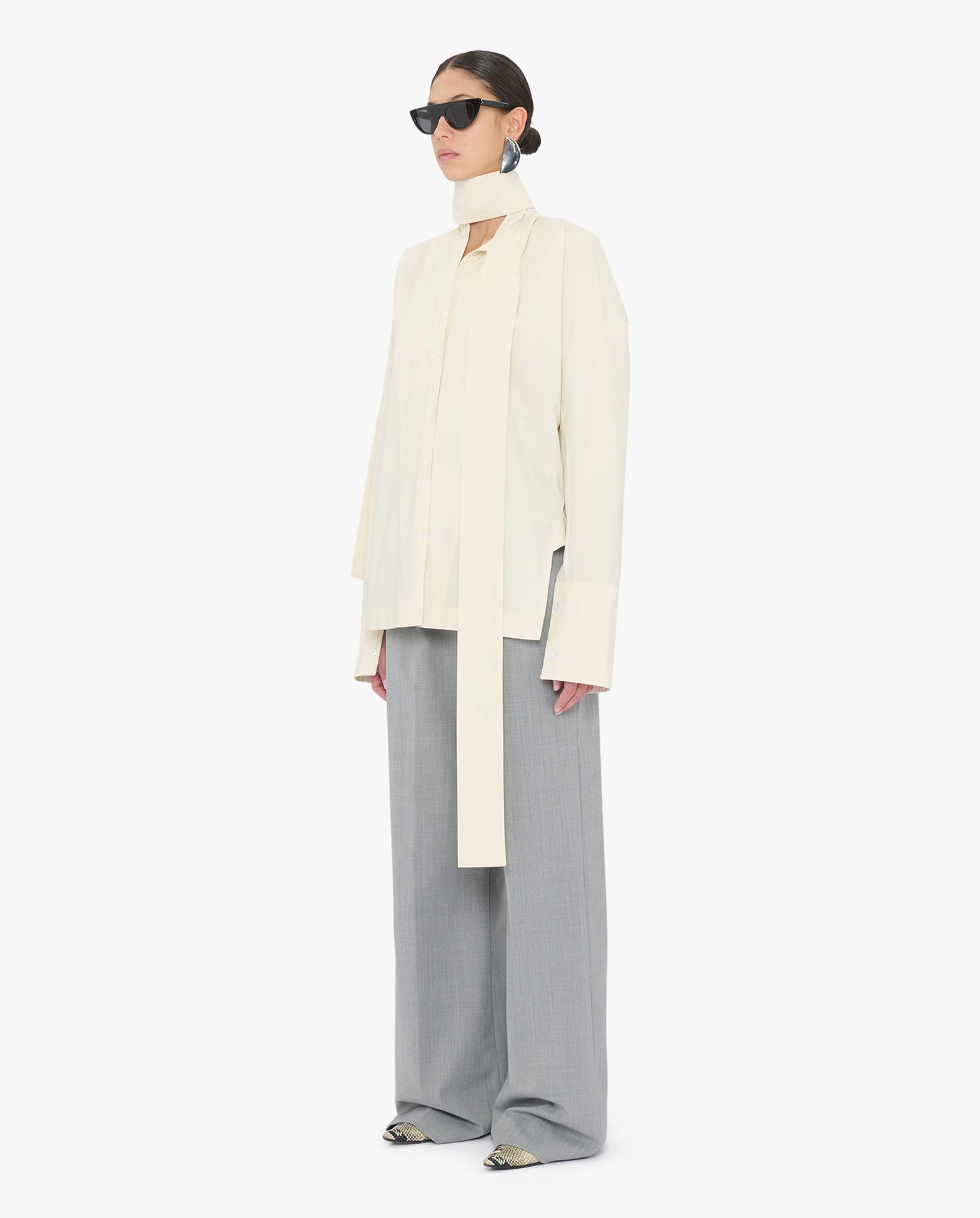 Cecilia Popeline Fermo Long Sleeve Shirt