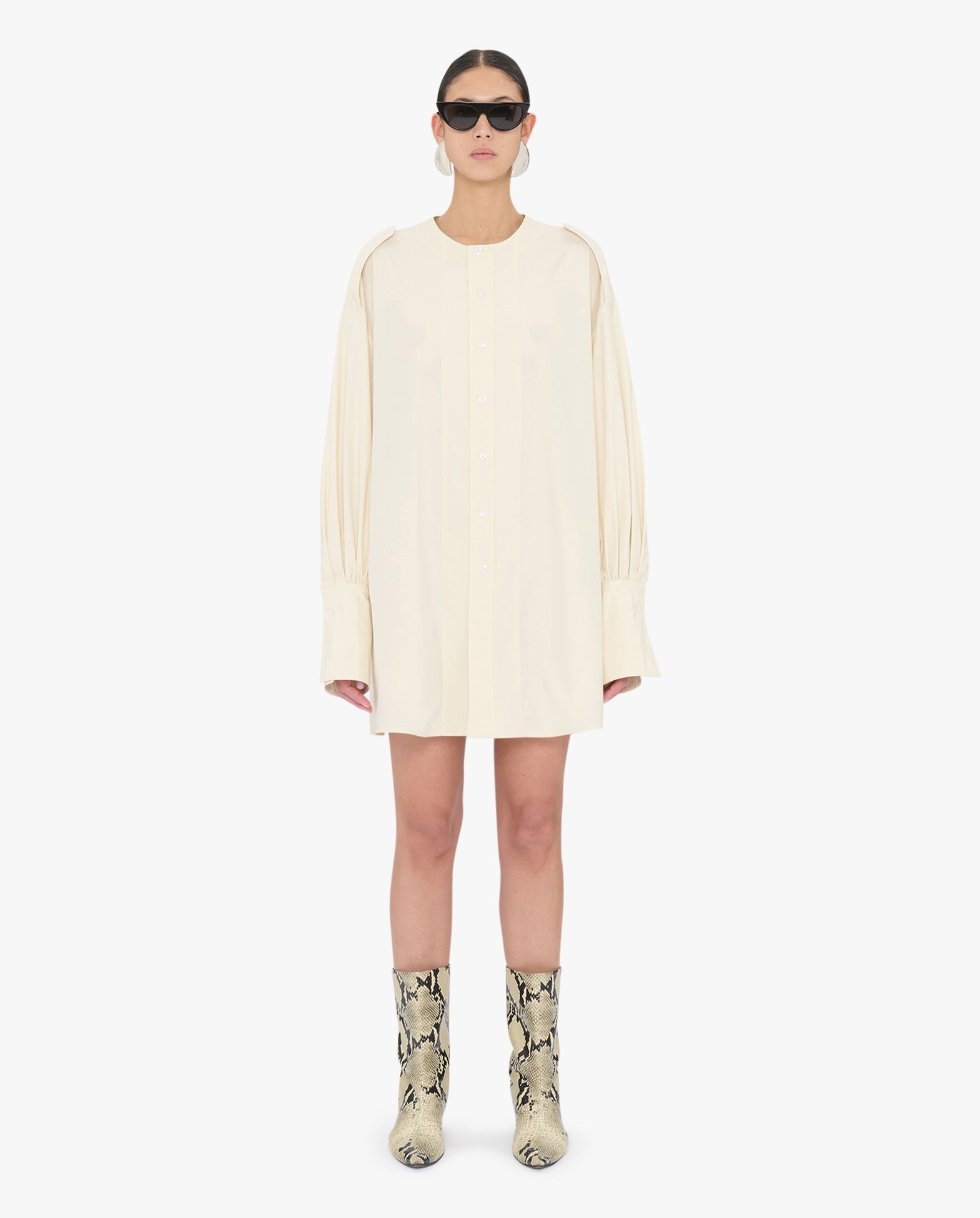 Cher Popeline Fermo Long Sleeve Shirt