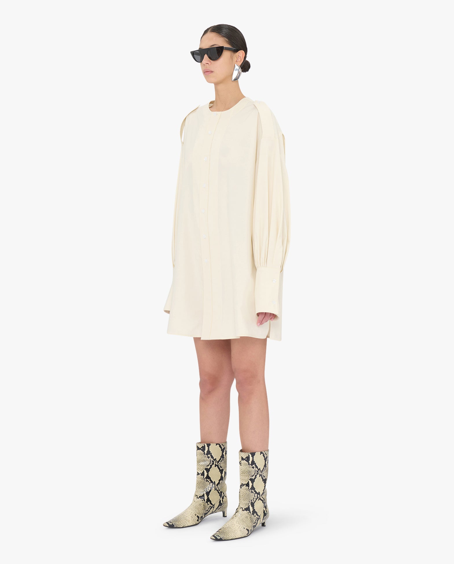Cher Popeline Fermo Long Sleeve Shirt