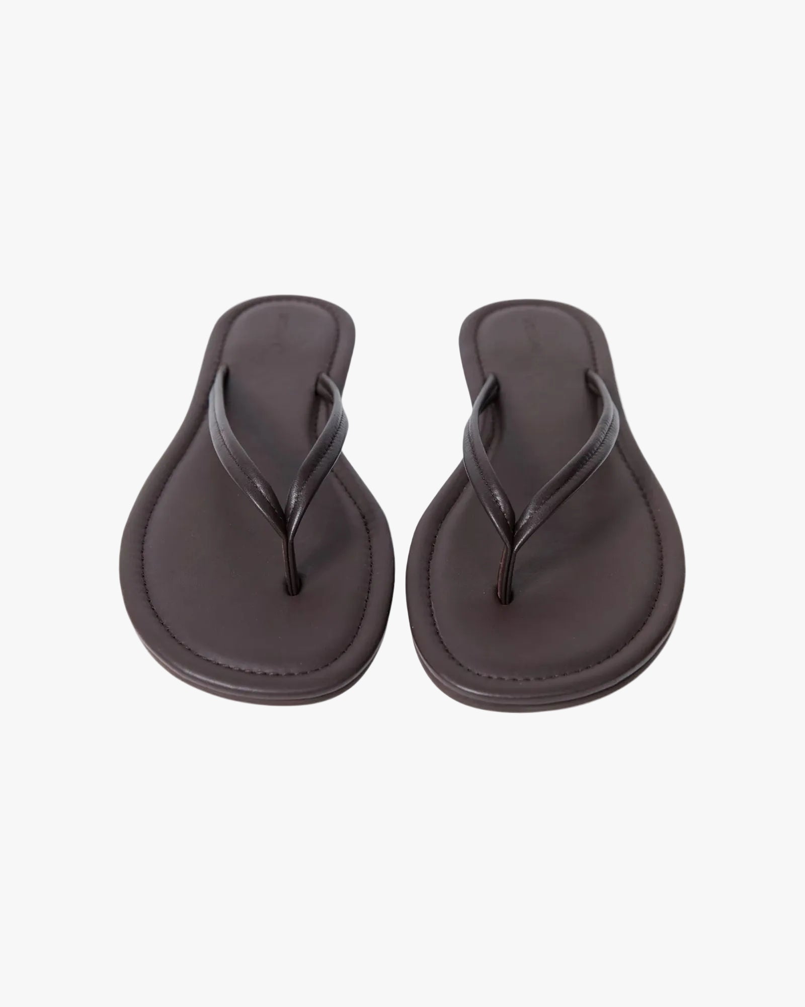 Thong Detail Slide Coffee