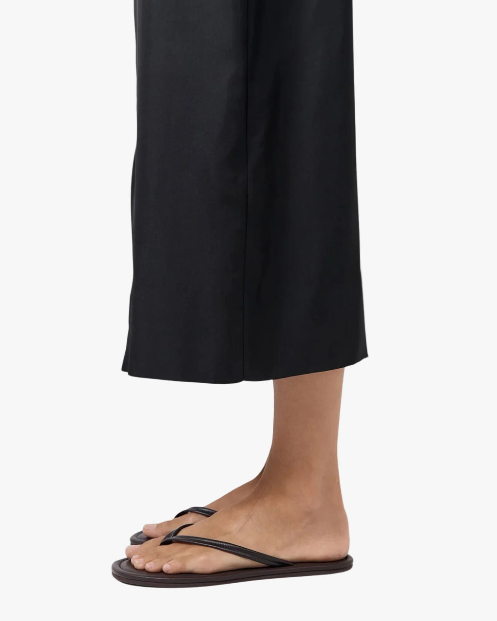 Thong Detail Slide Coffee