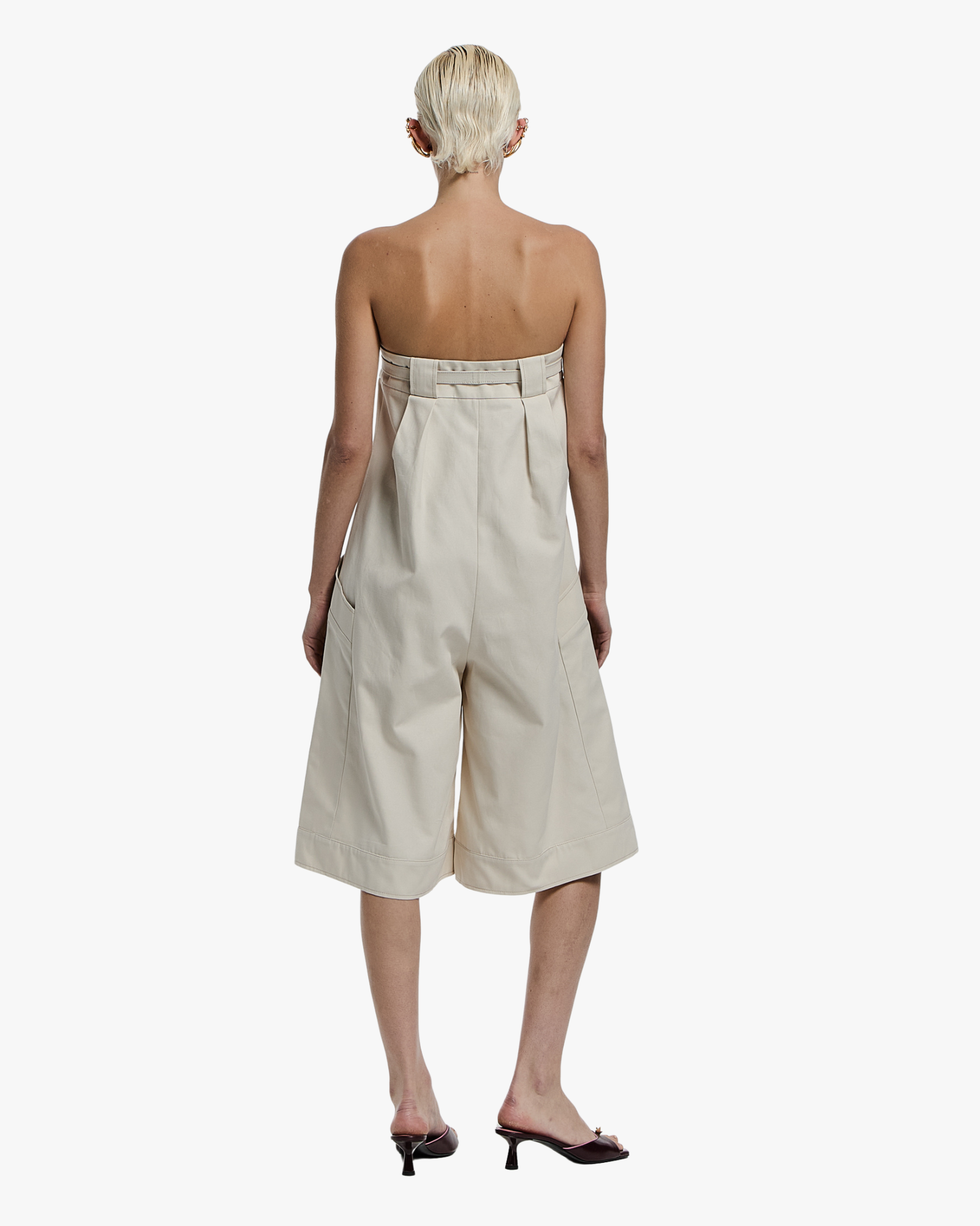 Sleeveless Midi Jumpsuit Butter