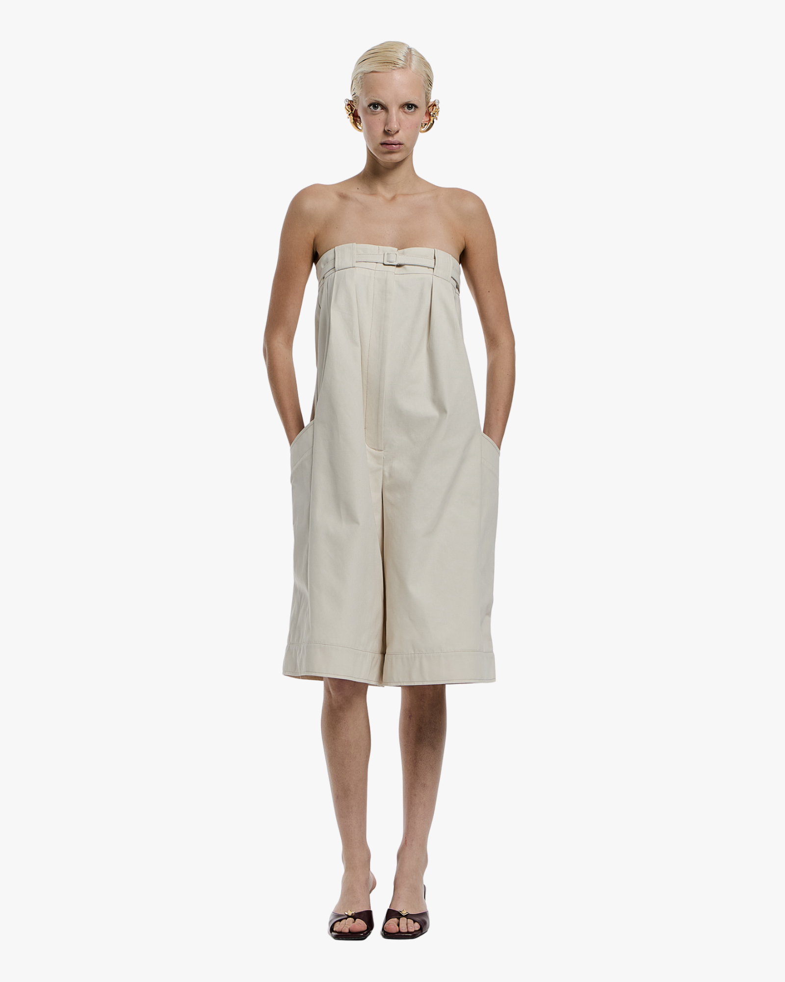 Sleeveless Midi Jumpsuit Butter