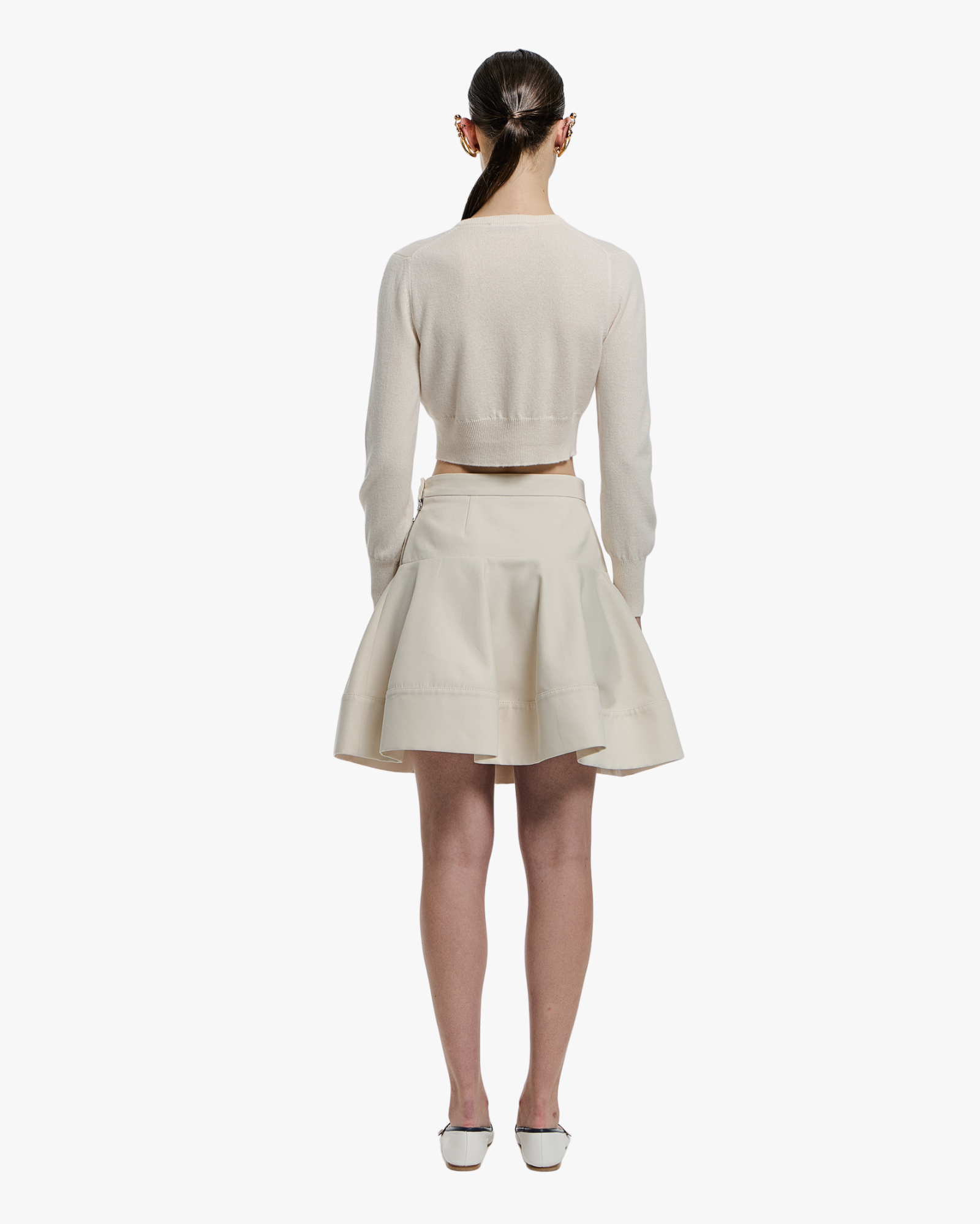 Cropped Cardigan with Little Fish Burro