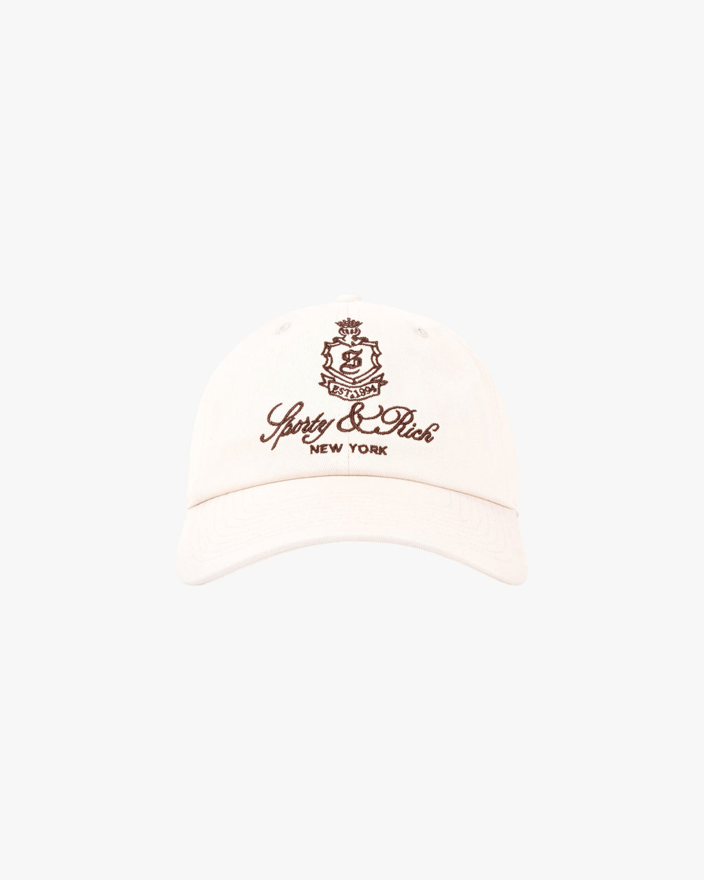 Cotton cap with logo embroidery