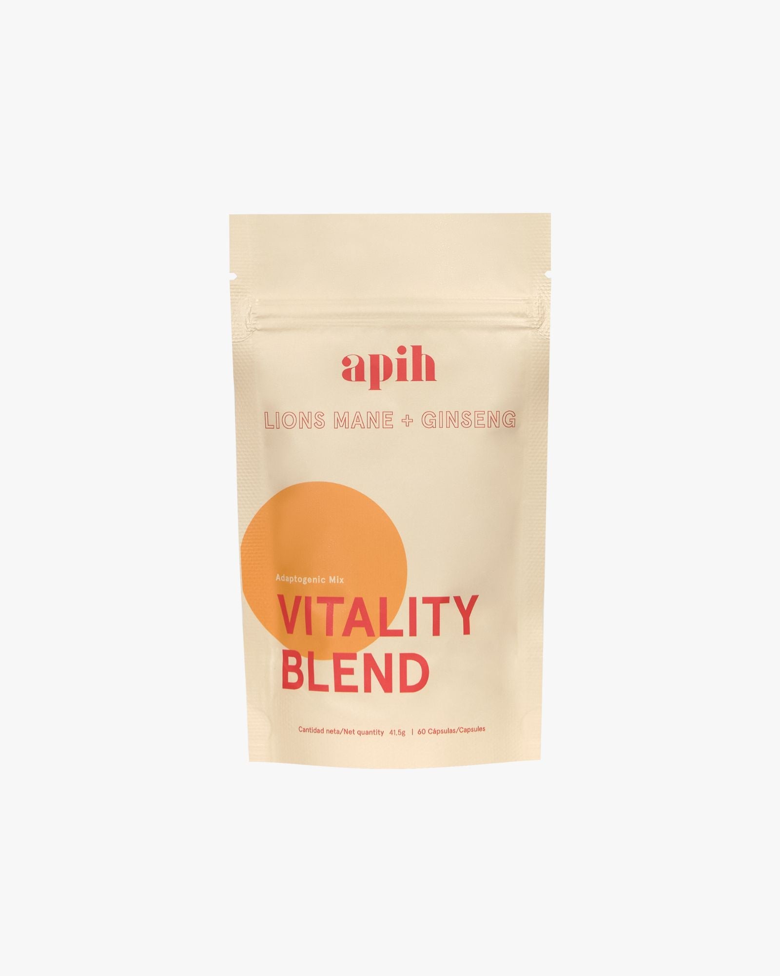 Vitality Blend, Lions main &  Ginseng, 60 capsules