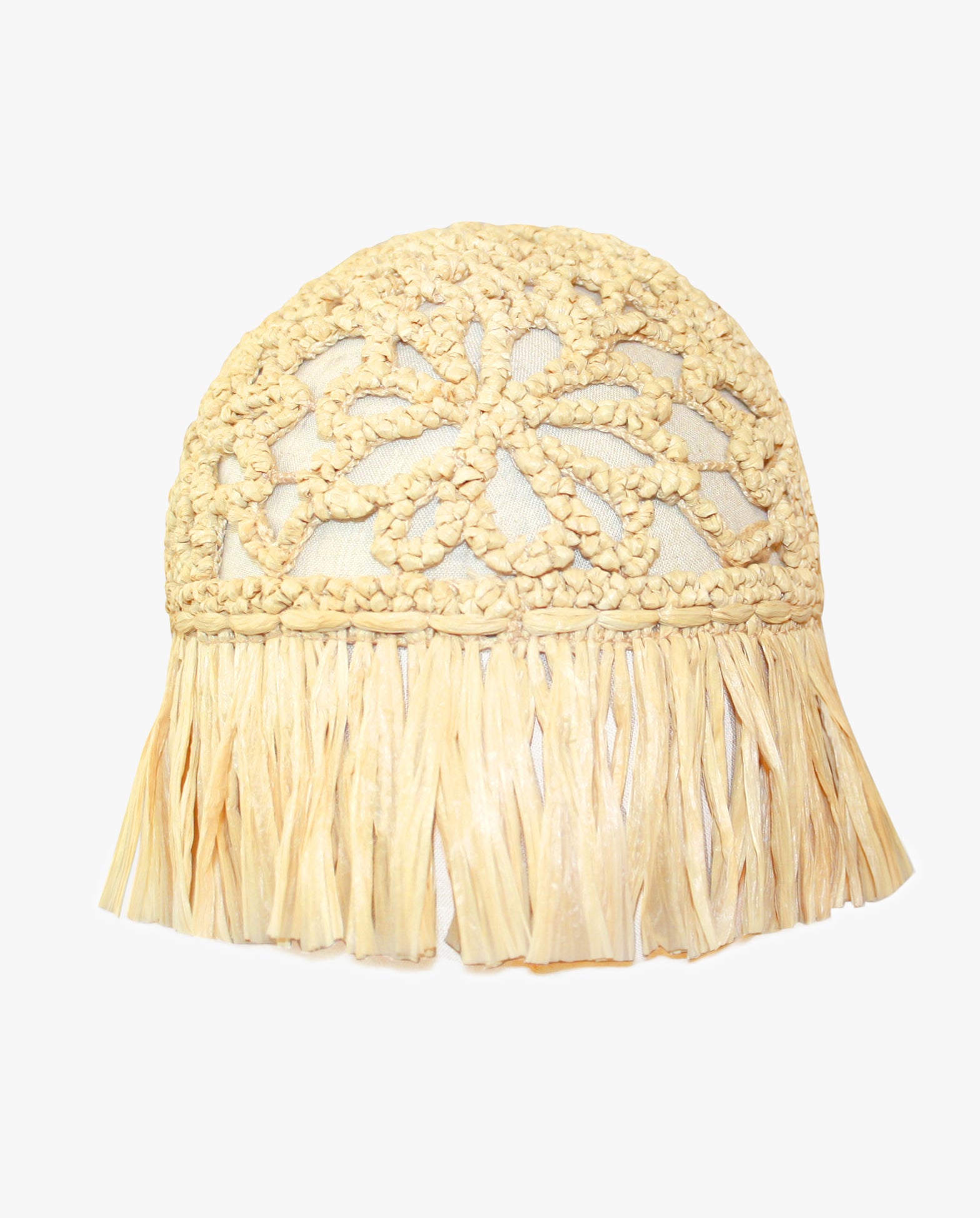 Raffia Flower Hat