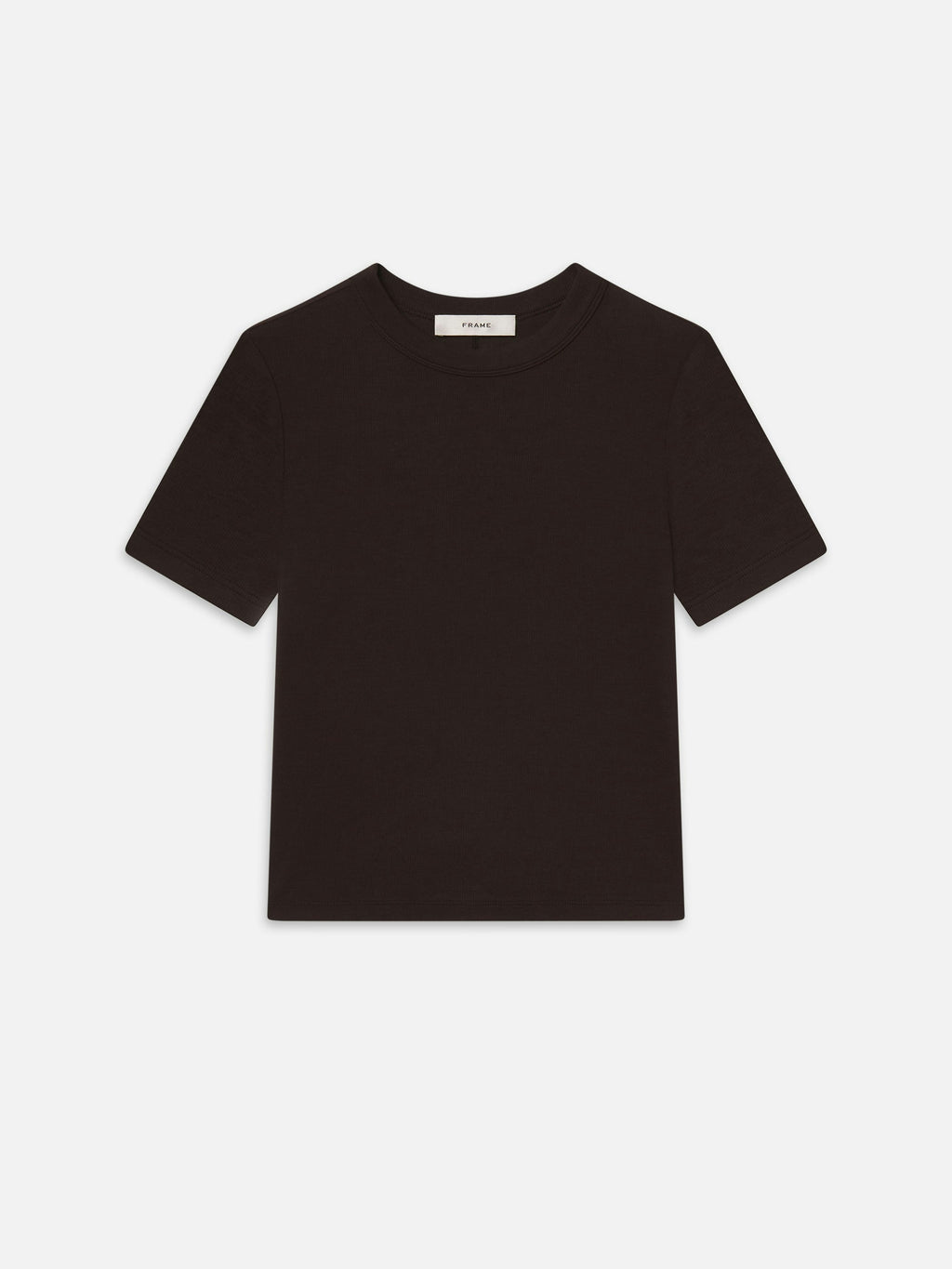The Rib Baby Tee Brown