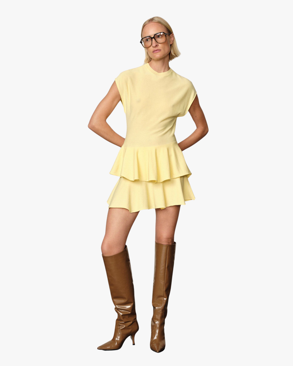 Walker Knit Mini Skirt