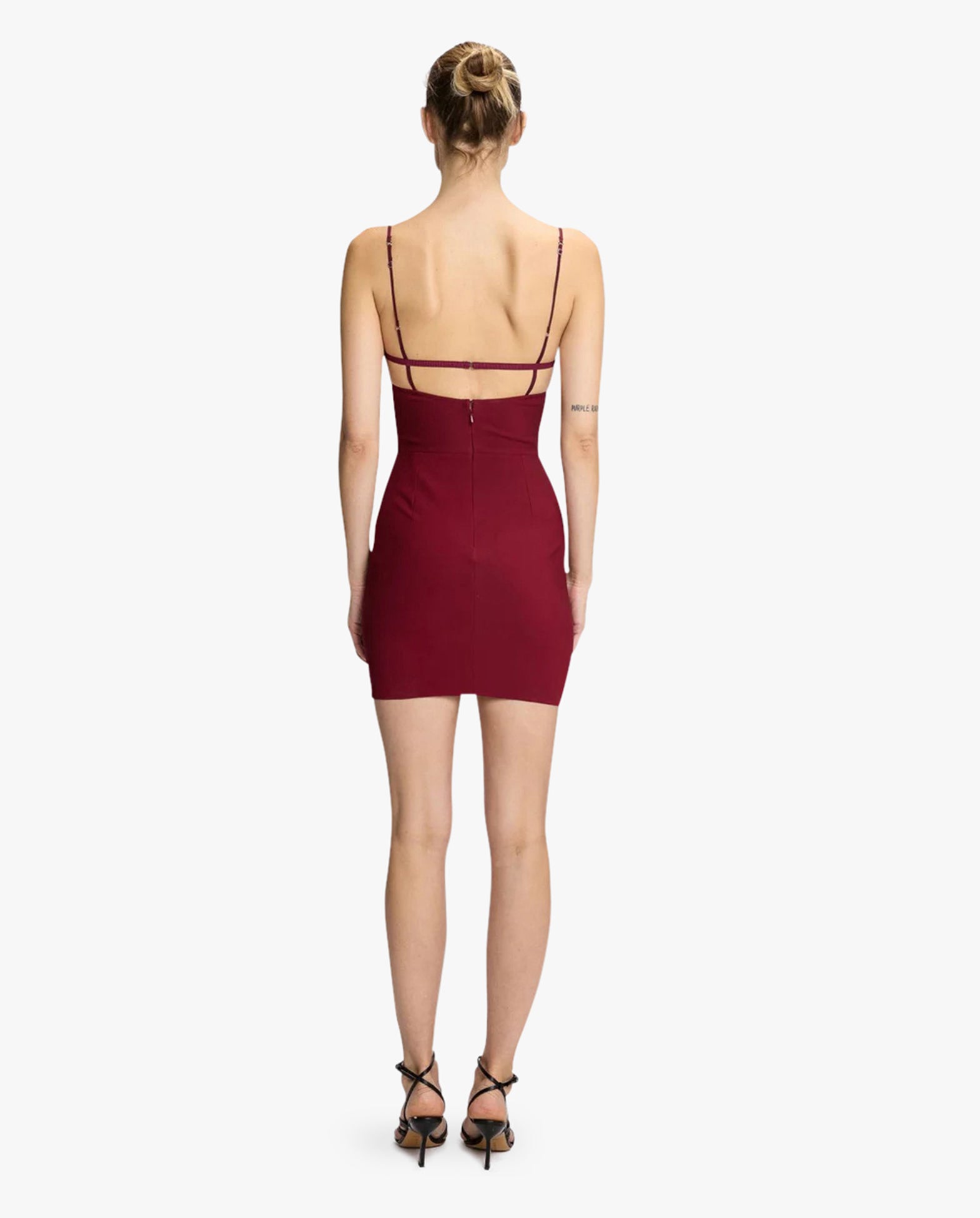 V-Wire Bra Mini Dress