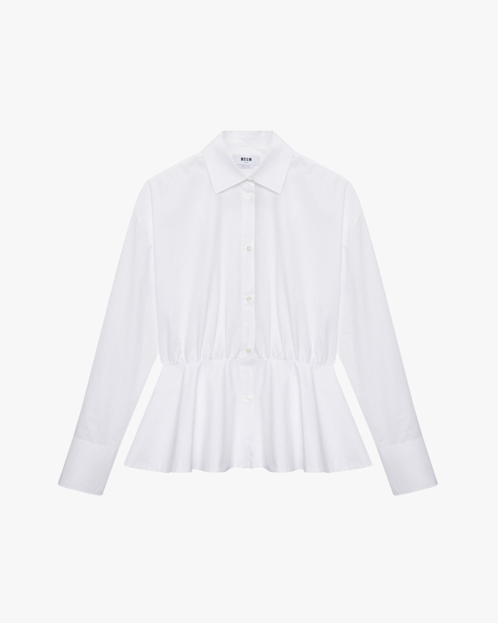 MSGM White Cotton Shirt