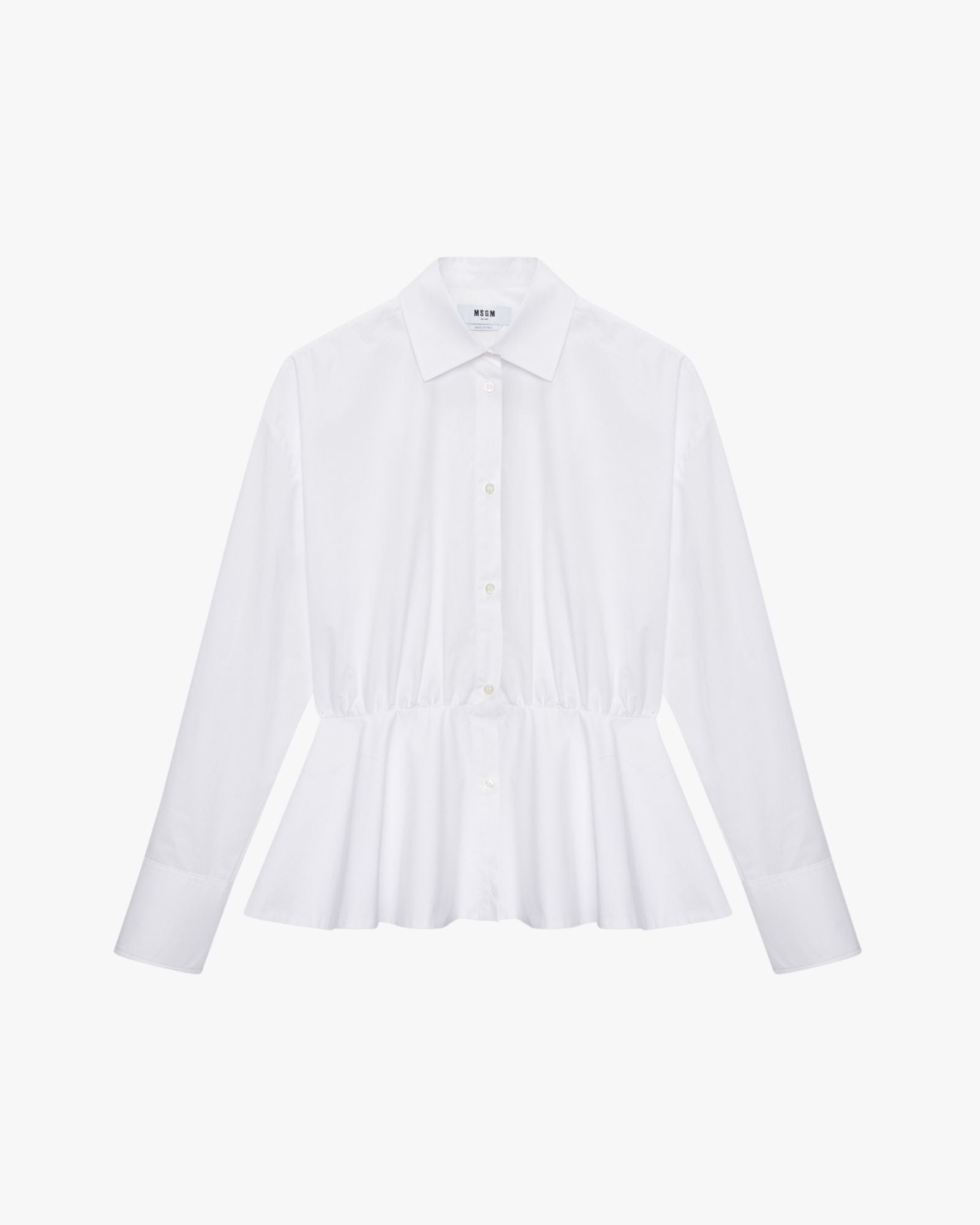 MSGM White Cotton Shirt