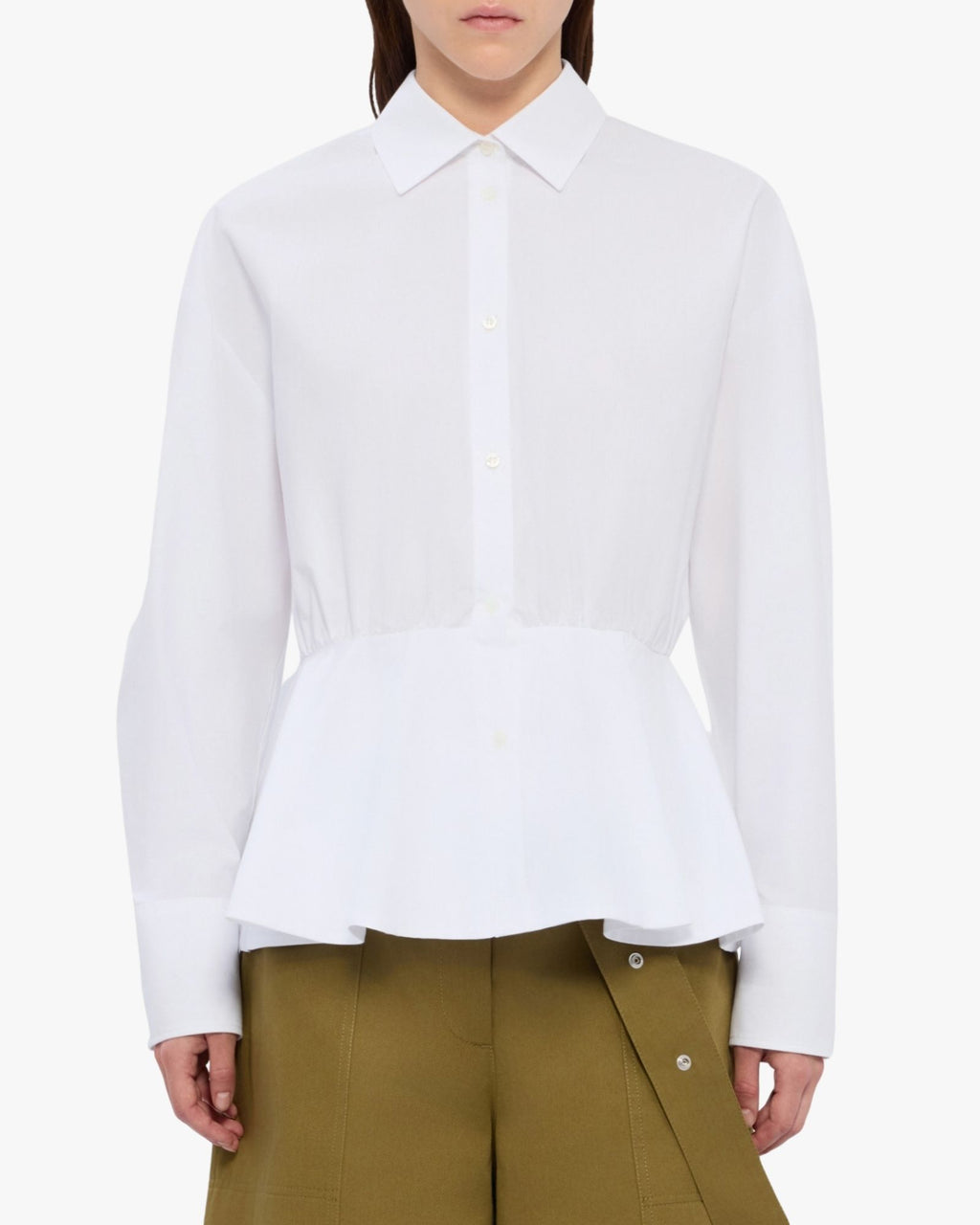 MSGM White Cotton Shirt