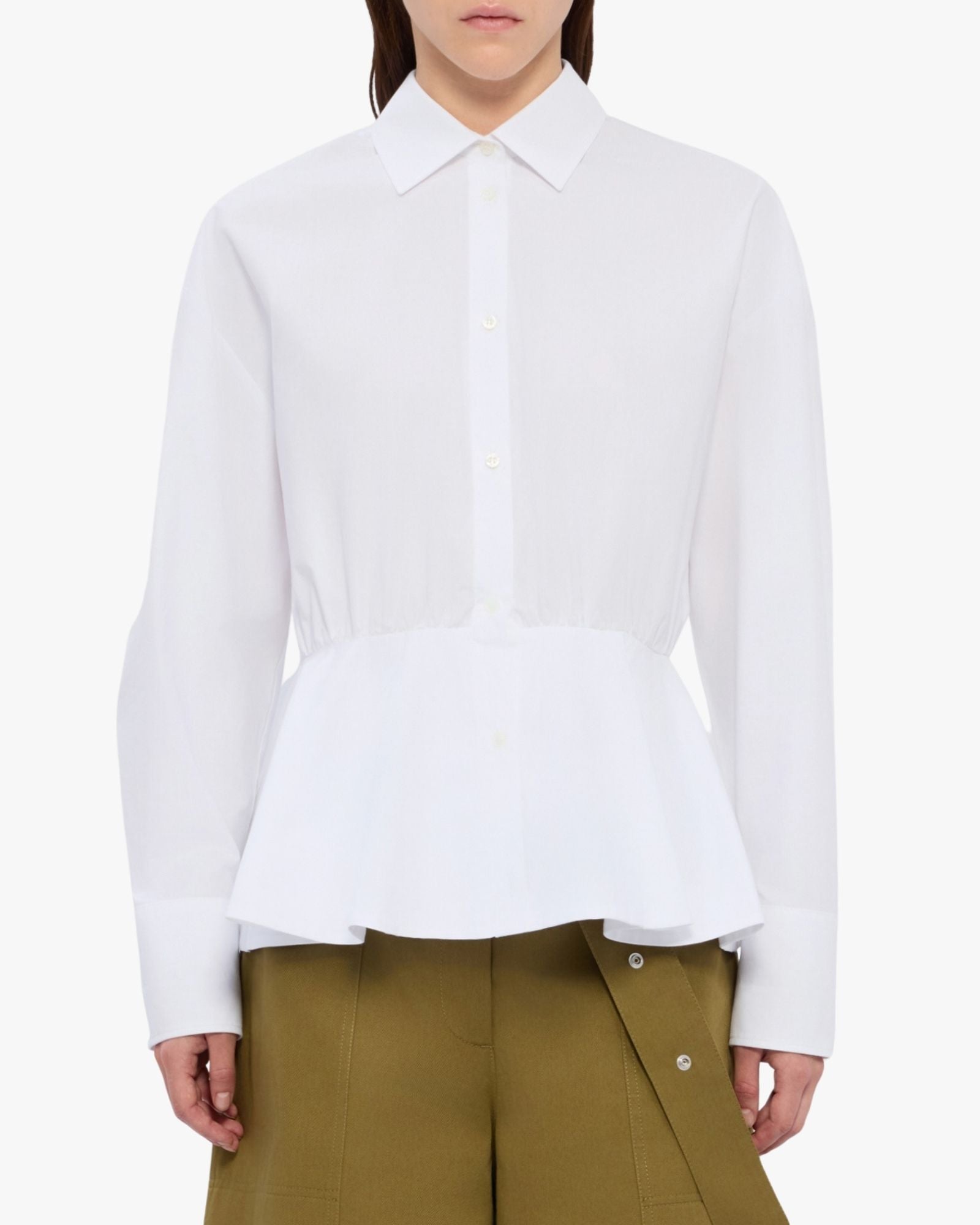 MSGM White Cotton Shirt