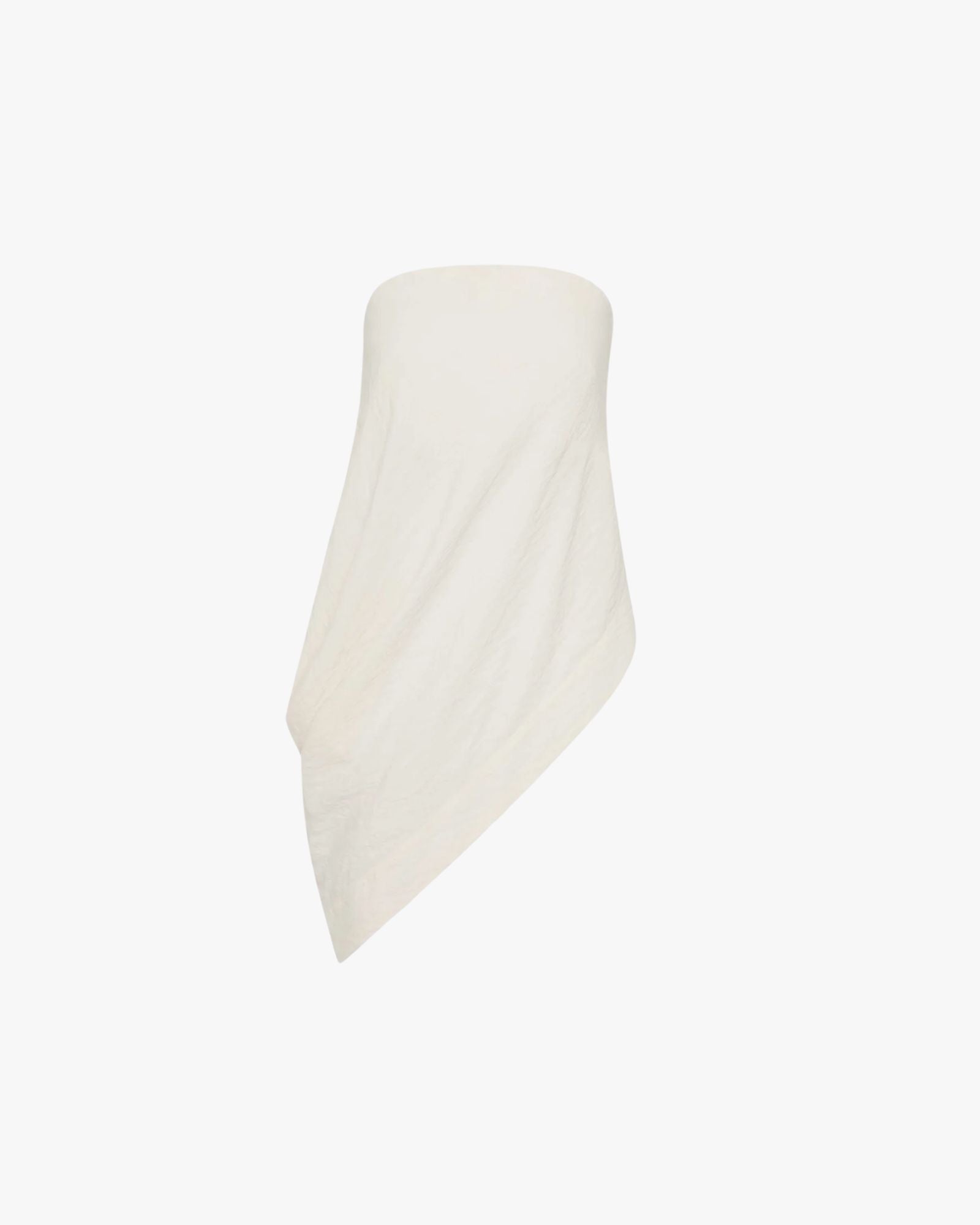 Cloud Asymm Drape Top Off White