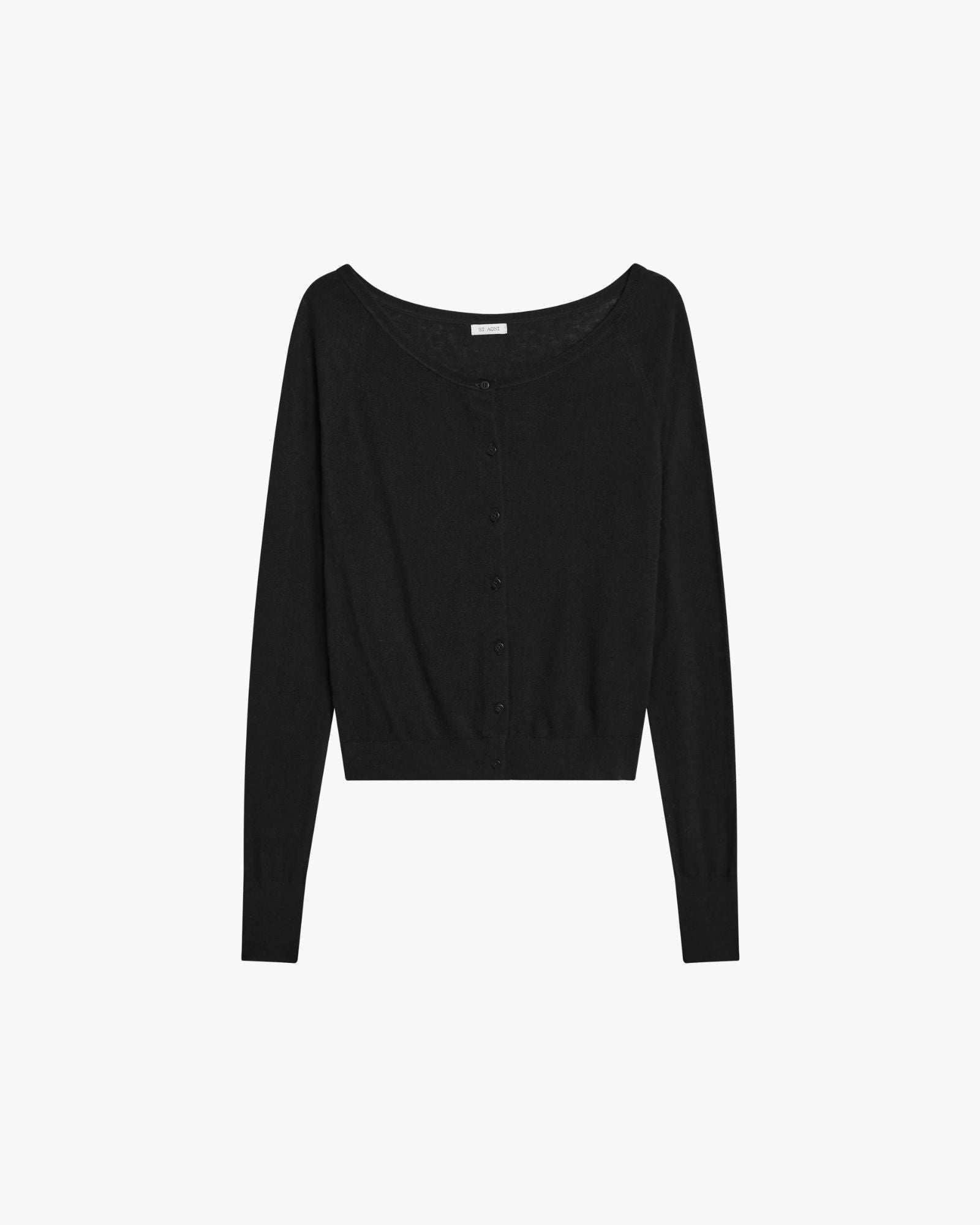 Merino Wool Ballet Cardigan Black