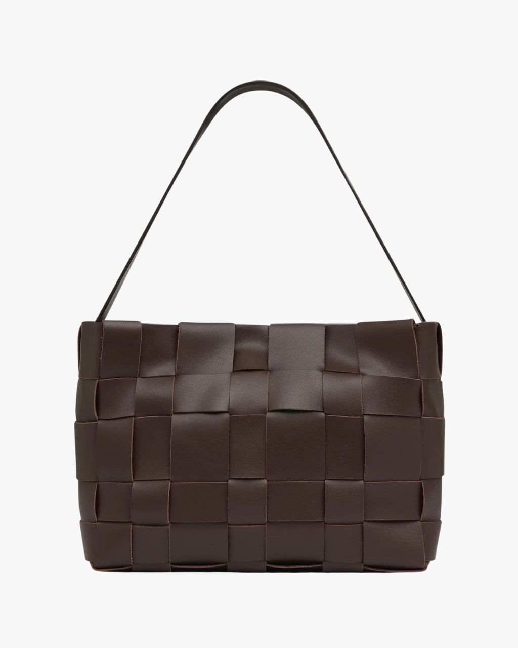 Woven Envelope Mini Tote Chocolate