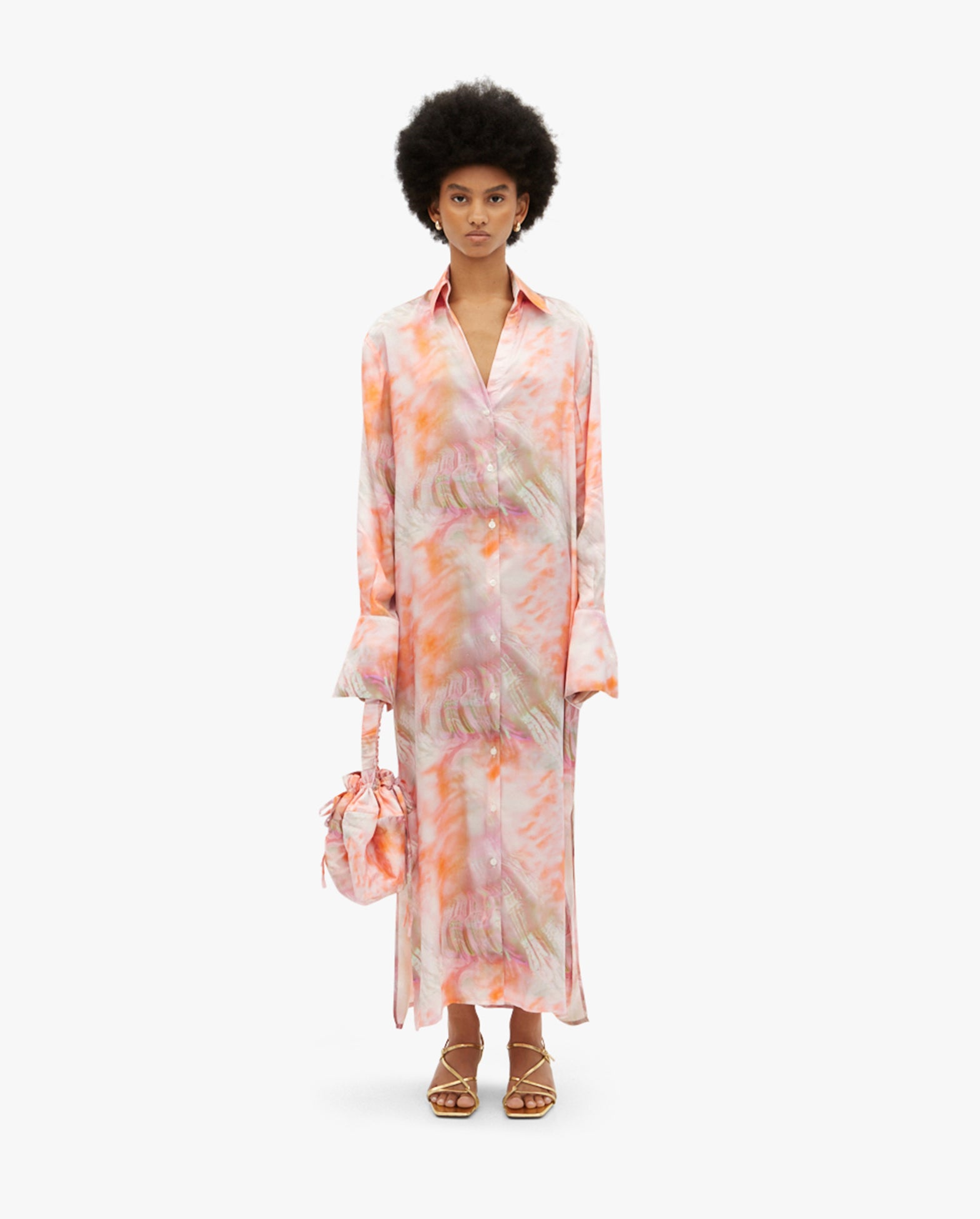 Silk Printed Soft Pouch Serenade