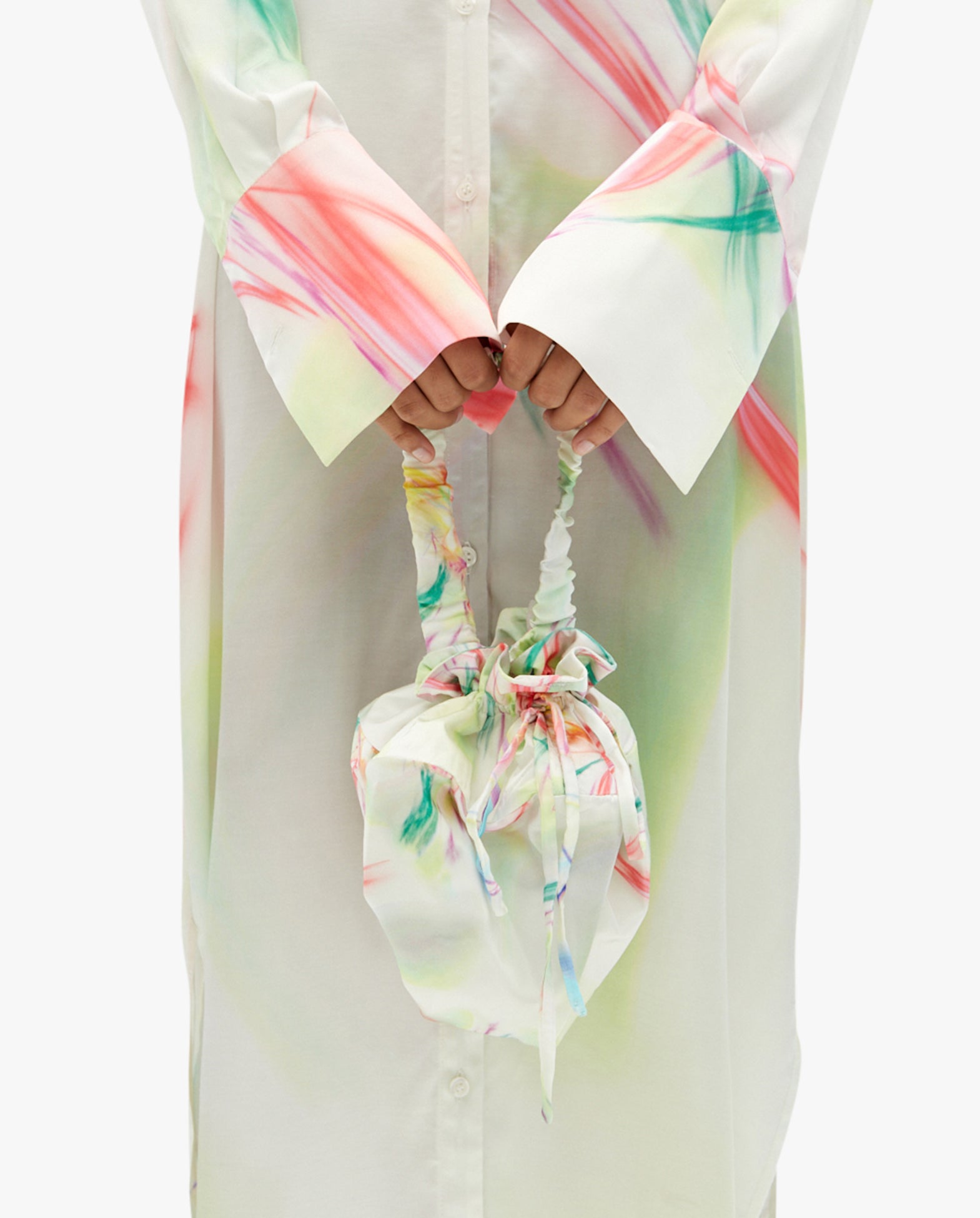 Silk Printed Soft Pouch Mirage