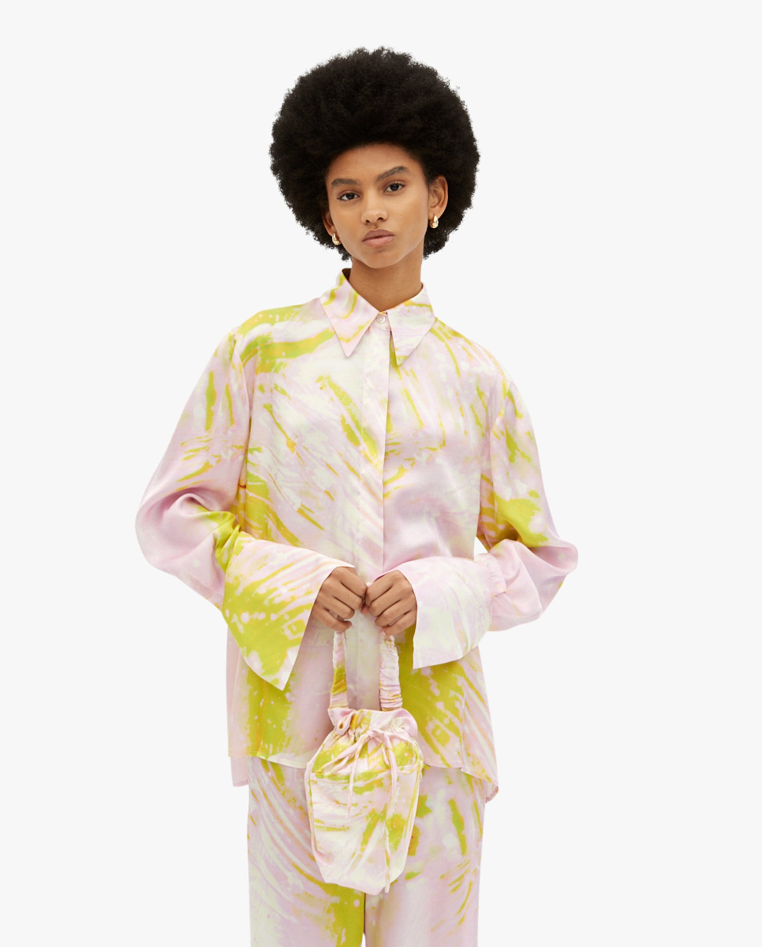 Silk Printed Soft Pouch Glimmer