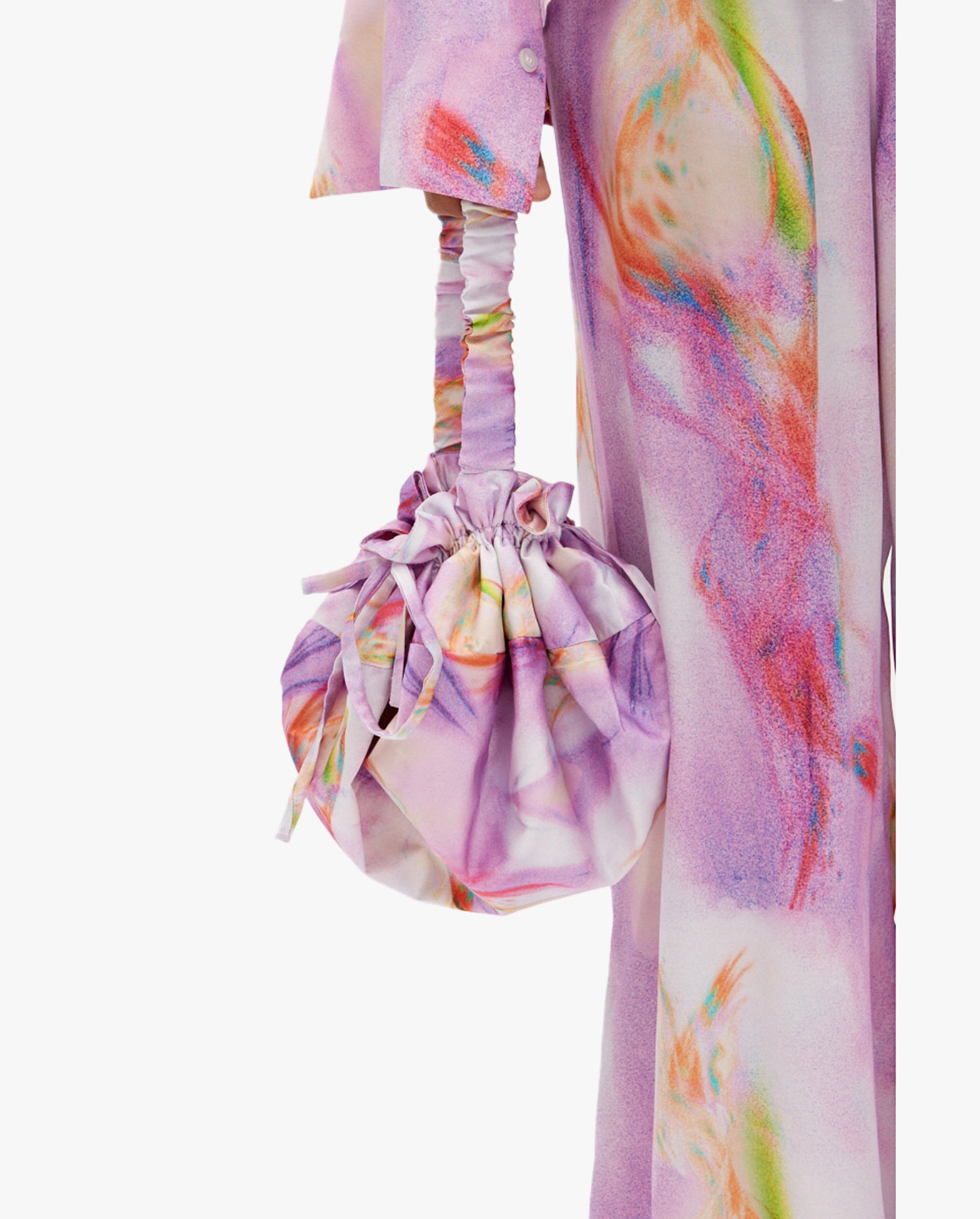 Silk Printed Soft Pouch Flare