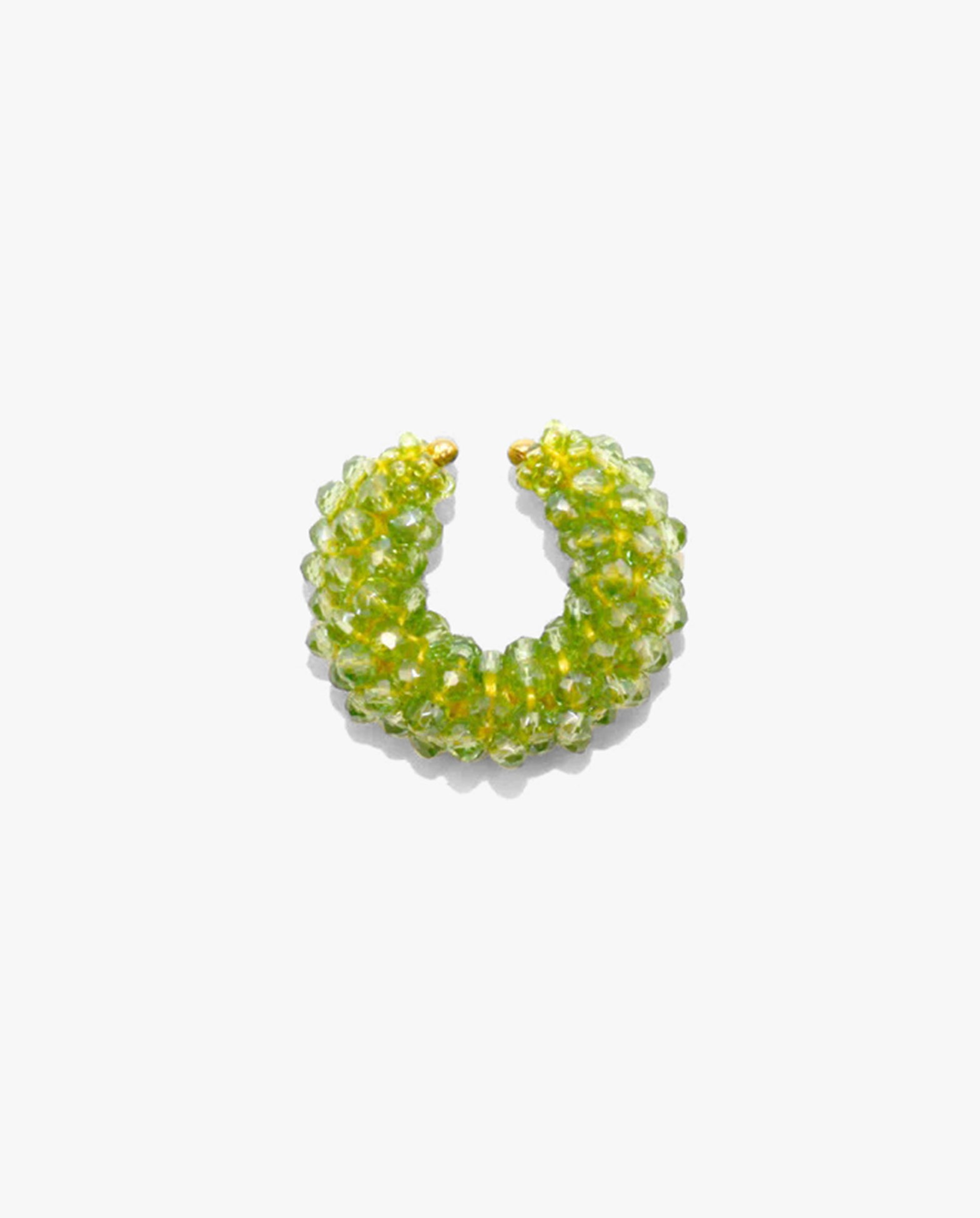 Beaded Cuff Round Lime