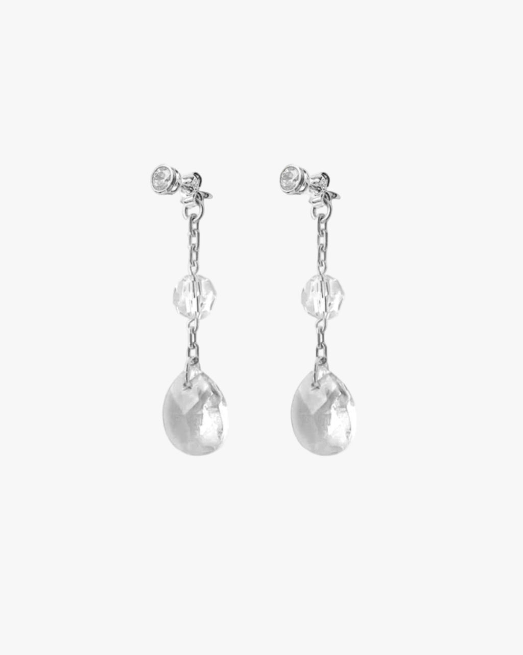 Ear Set Silver: Earrings and Ear Cuff Glimmerly