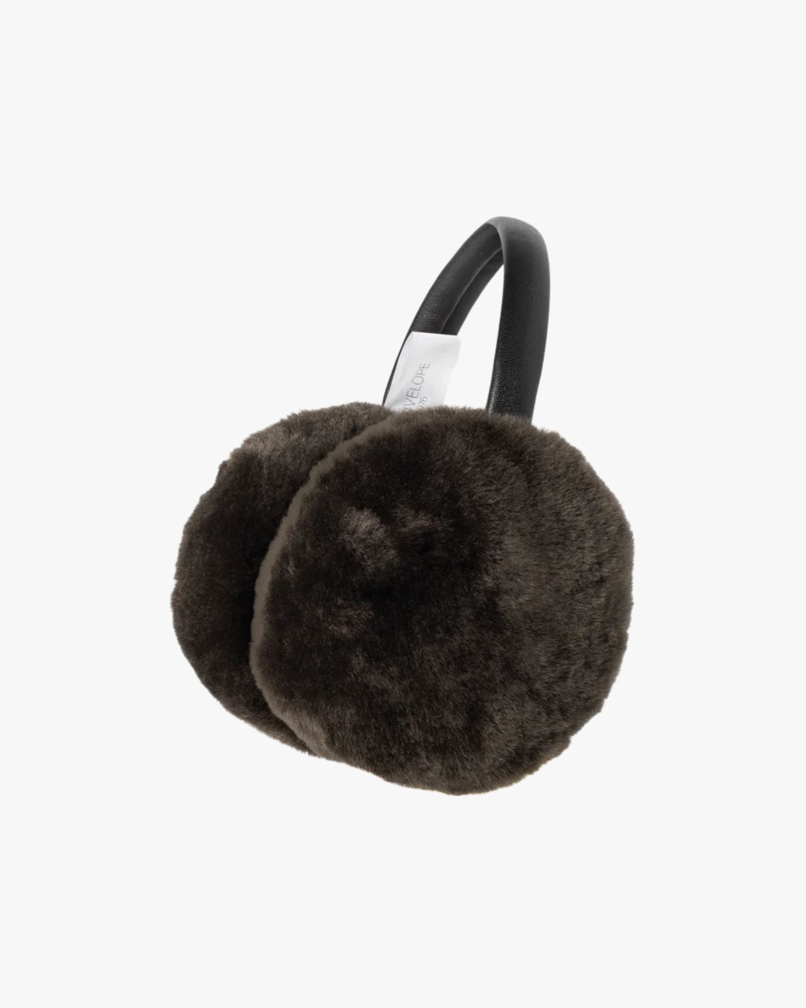 Ear Muff Lamb Shearling  Brown
