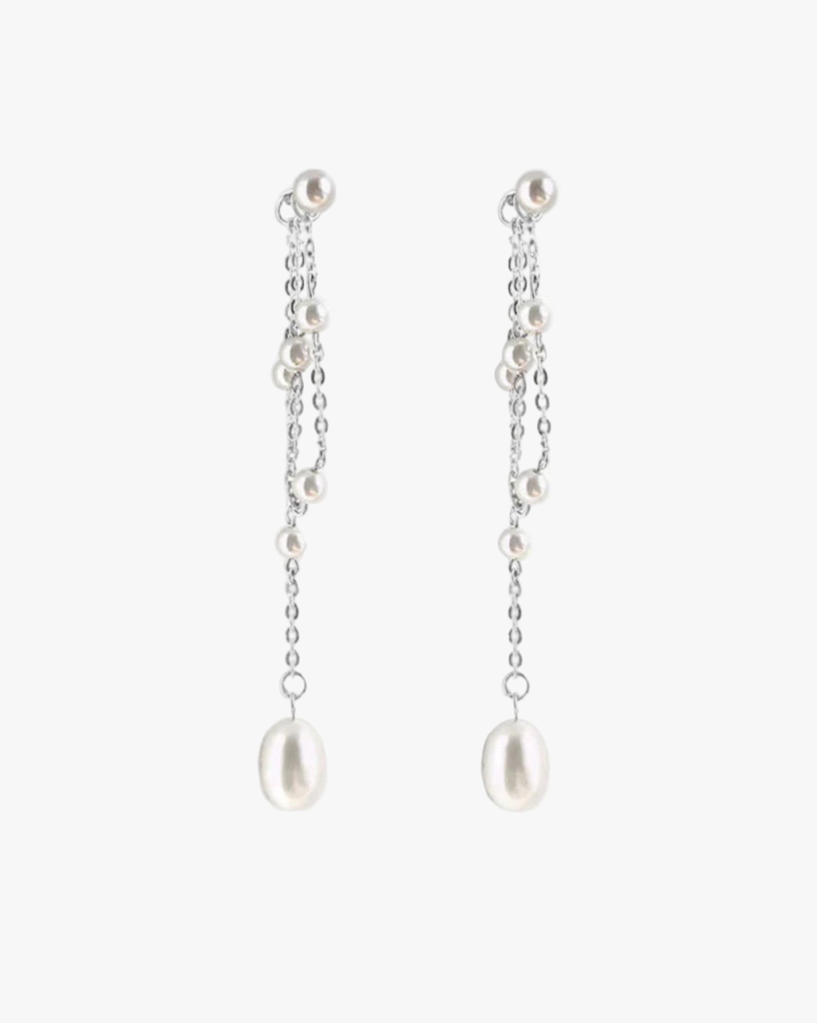 Ear Set Silver: Earrings and Ear Cuff Netique