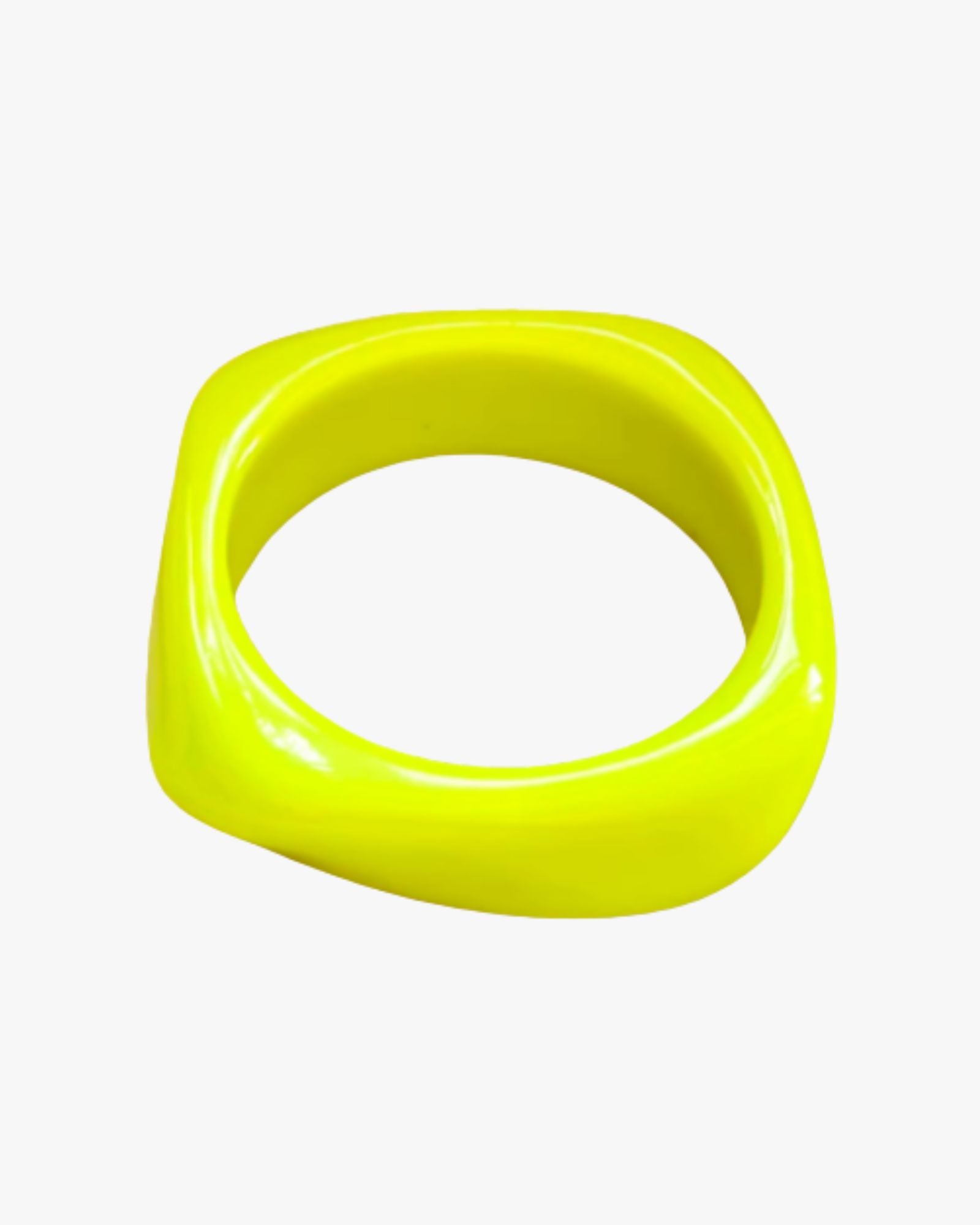 Bangles Set Lime Brown, Lime, Silver