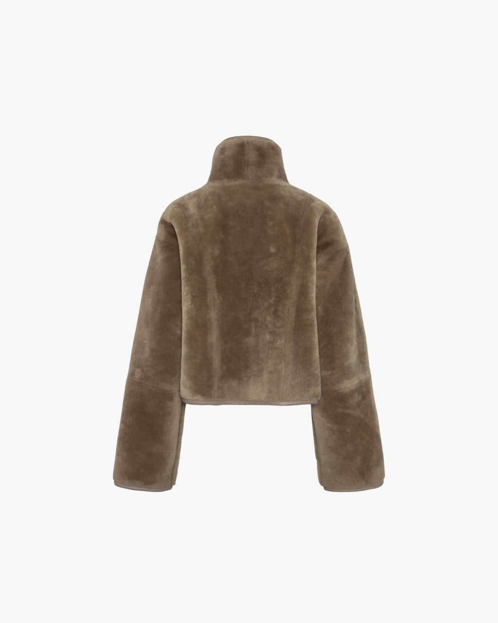 Hawk Sheep Leather Jacket Taupe