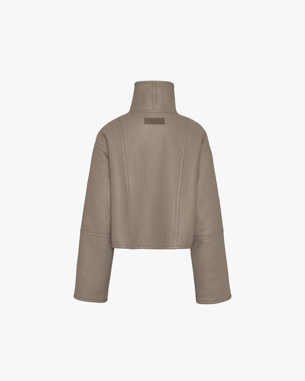 Hawk Sheep Leather Jacket Taupe