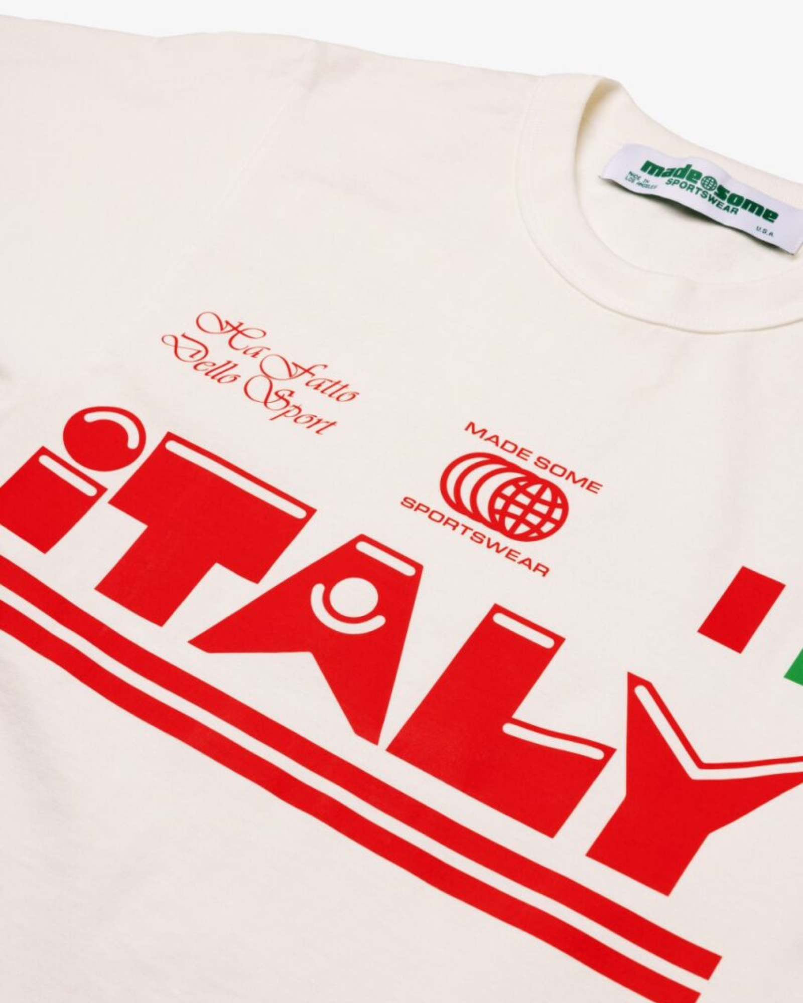 Italy Tee Shirt White