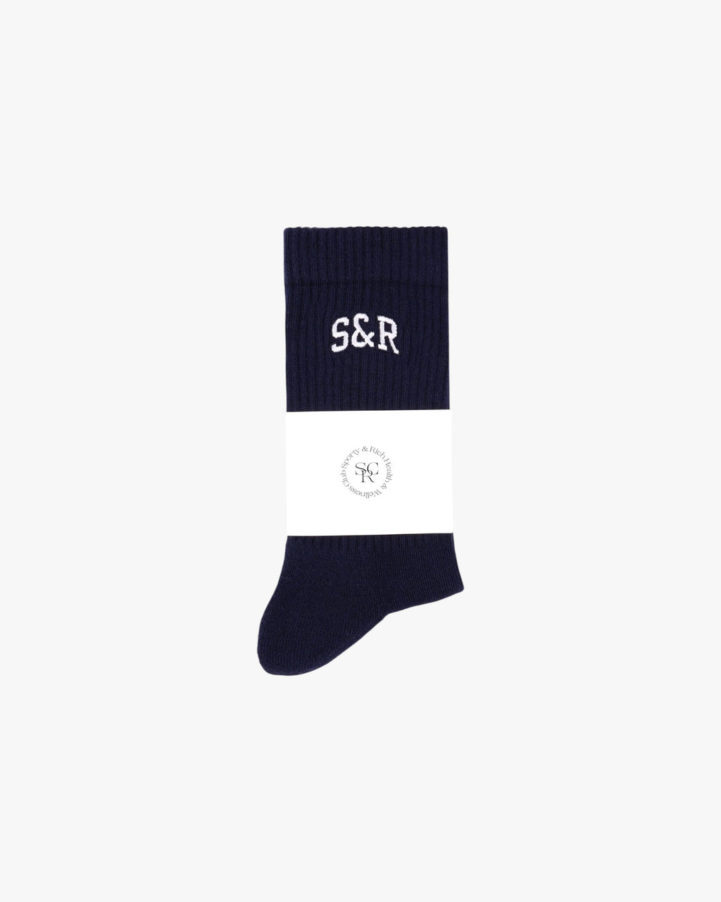 Cotton socks with logo embroidery