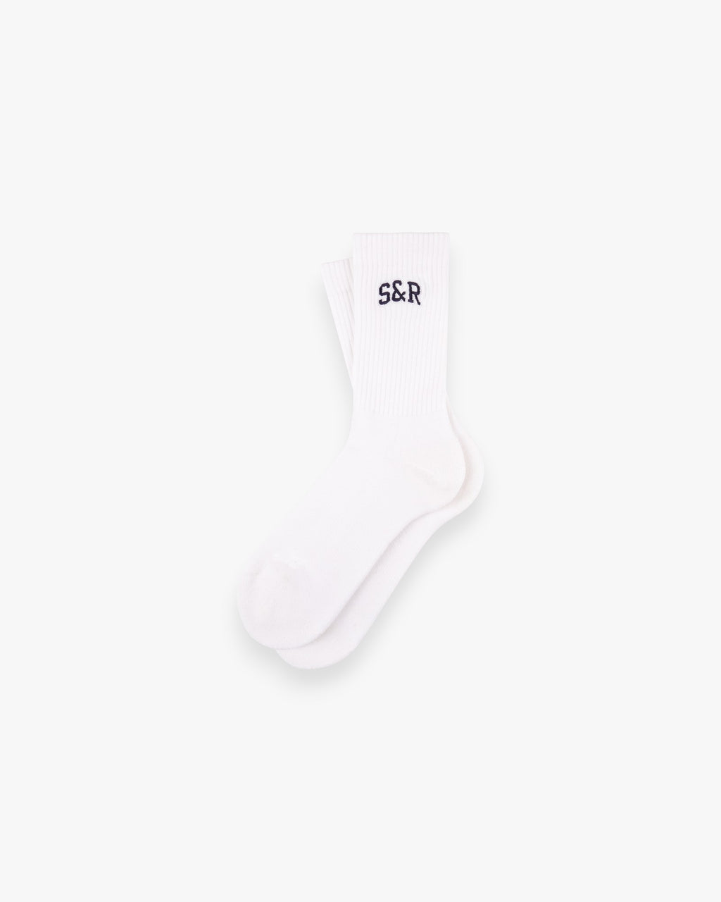 Cotton socks with logo embroidery