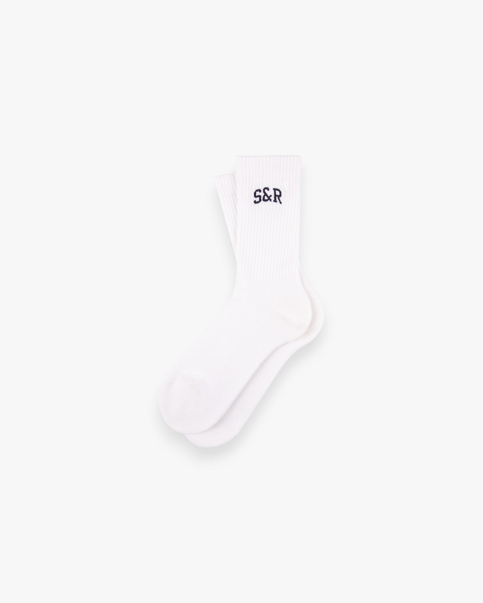 Cotton socks with logo embroidery