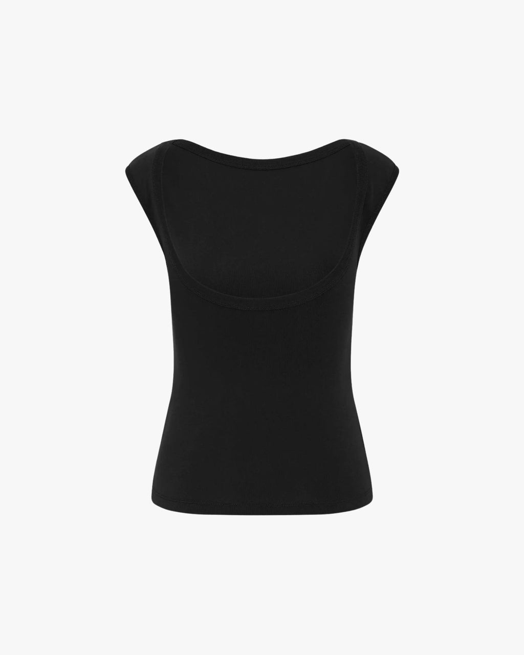 Organic Cotton Ballerina Top Jet Black