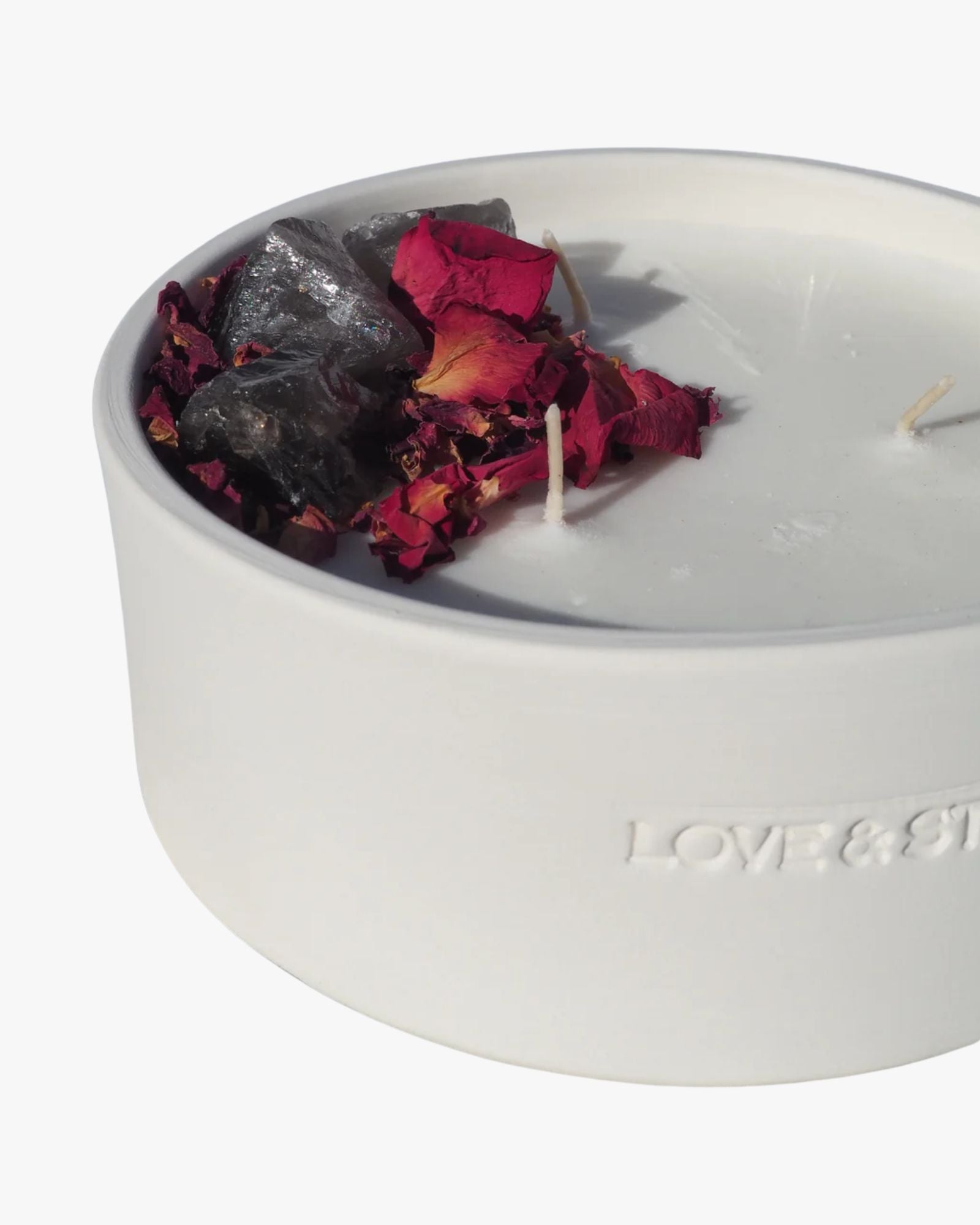 Large Balance White Ceramic Candle 1200Ml