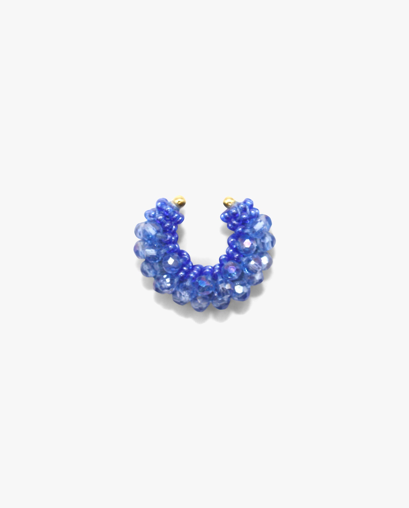 Beaded Cuff Mini Blue
