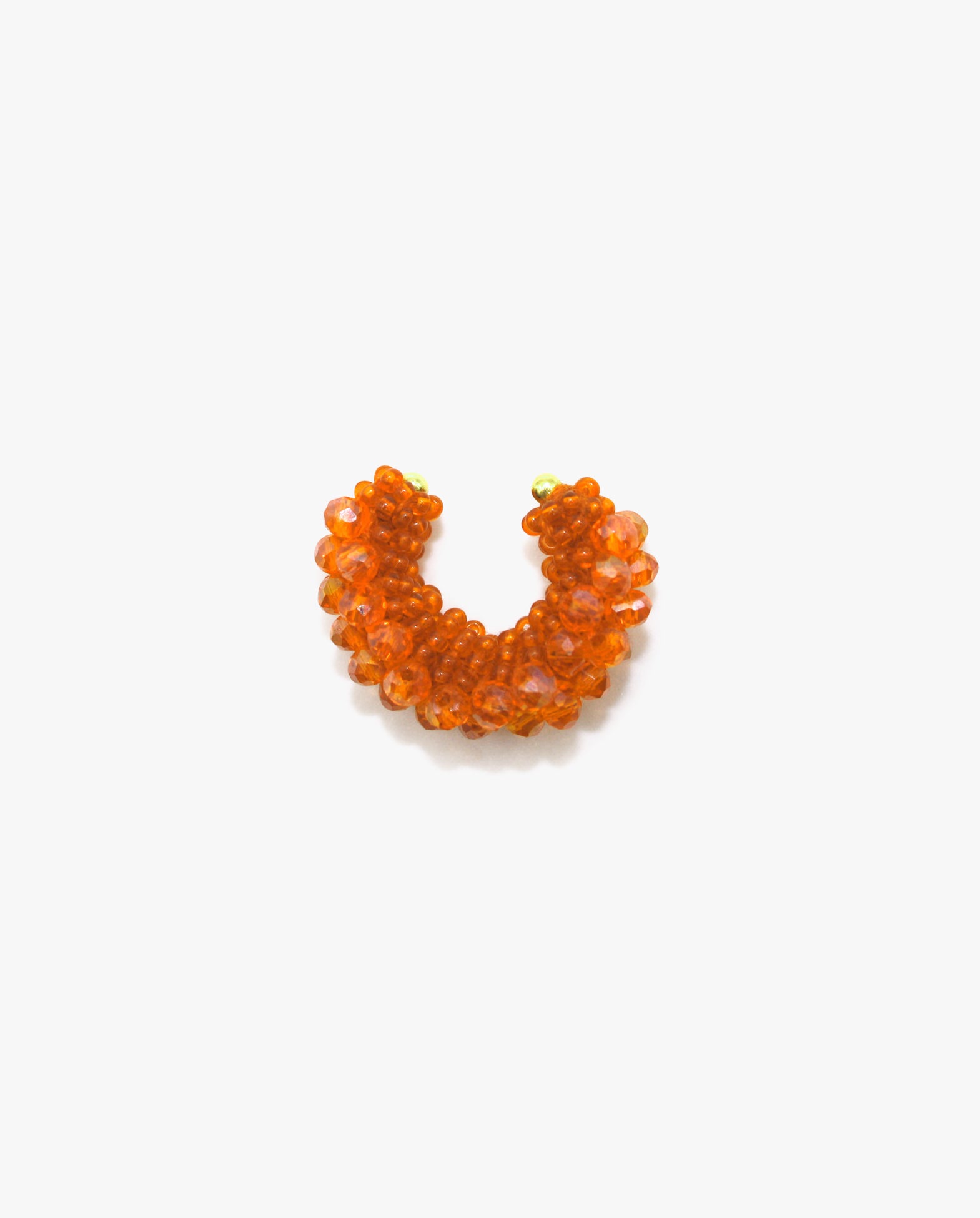 Beaded Cuff Mini Orange