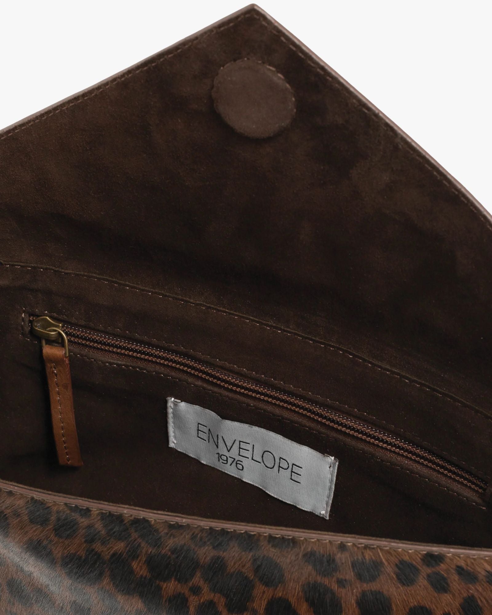 Onyx Cow Hide Clutch Cheetah